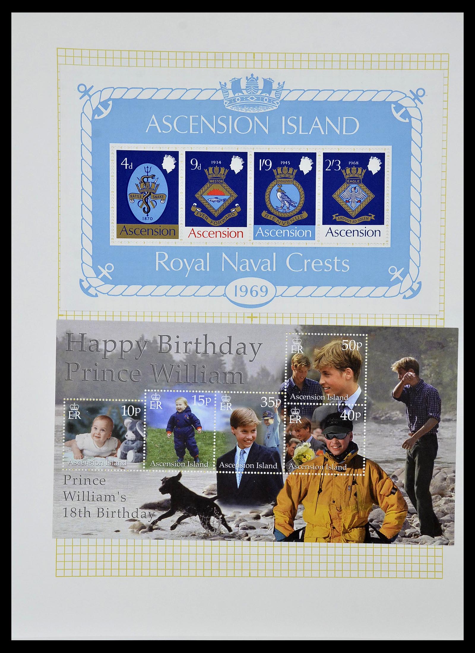 34331 077 - Postzegelverzameling 34331 Engelse koloniën 1937-1995.
