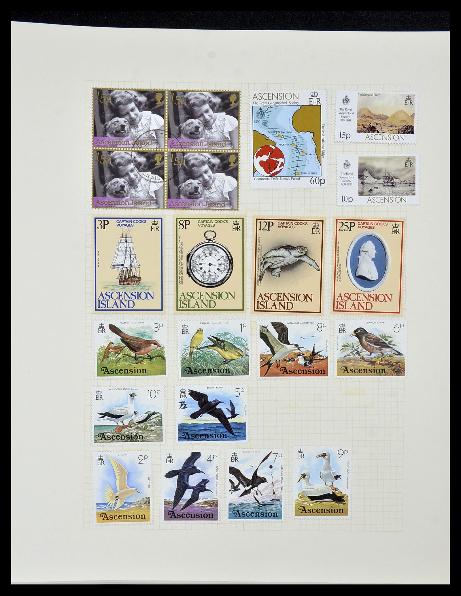 34331 079 - Postzegelverzameling 34331 Engelse koloniën 1937-1995.