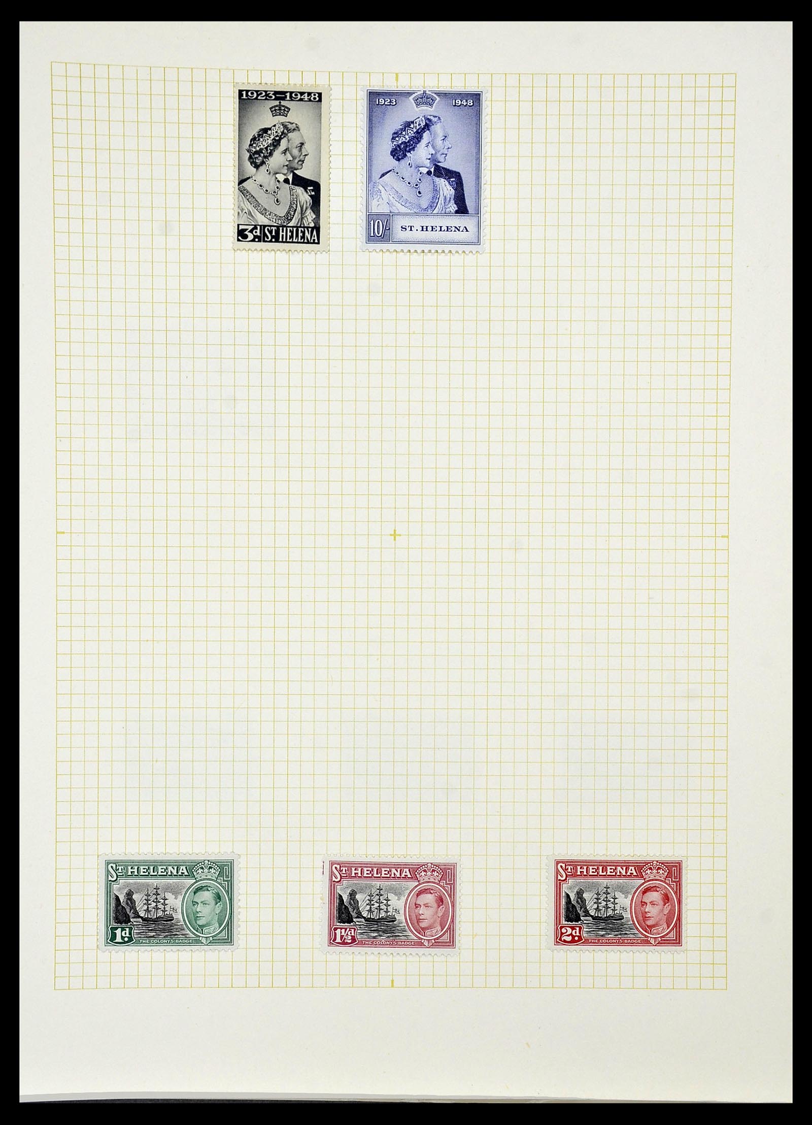 34331 082 - Postzegelverzameling 34331 Engelse koloniën 1937-1995.