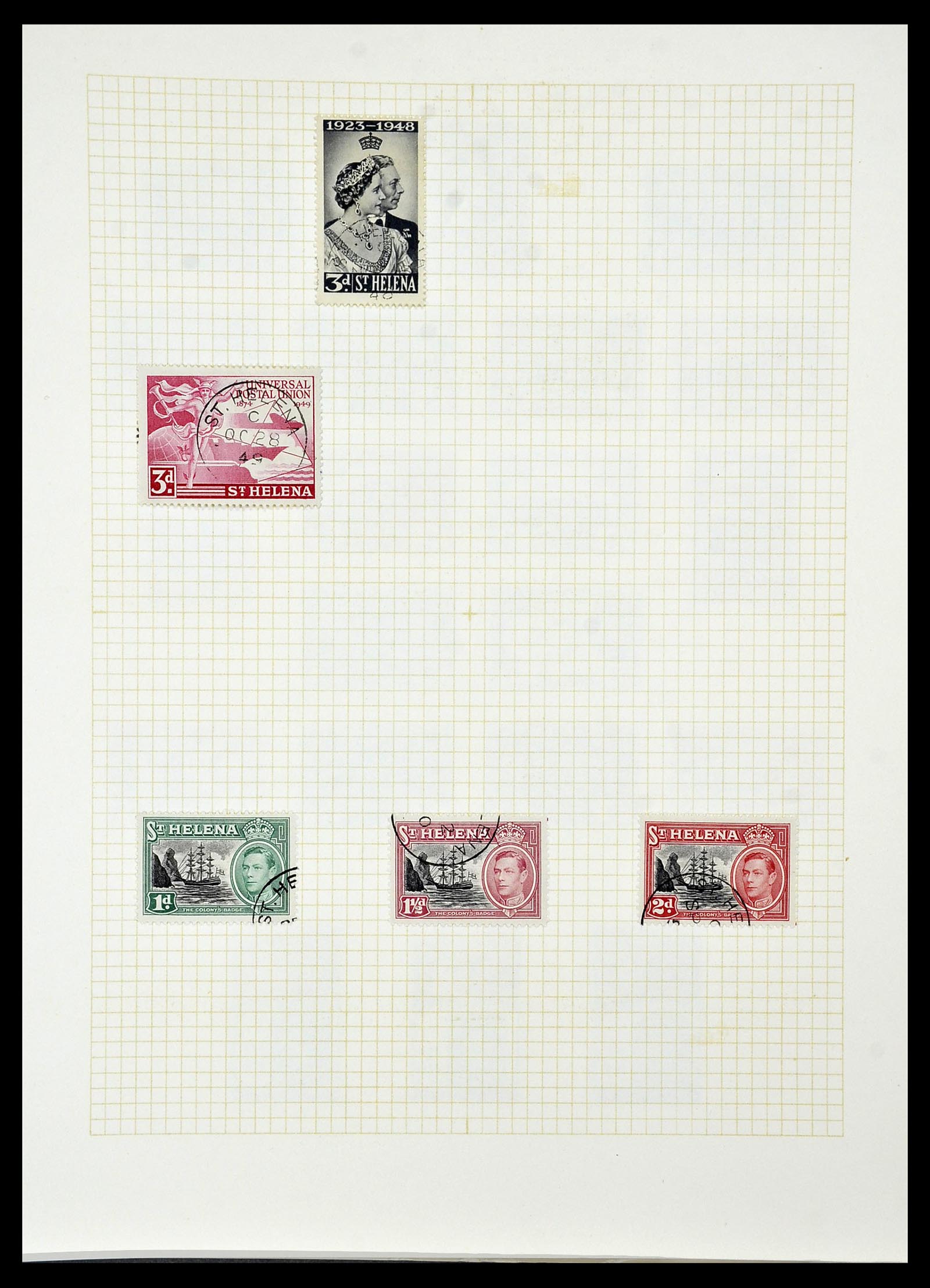 34331 083 - Postzegelverzameling 34331 Engelse koloniën 1937-1995.
