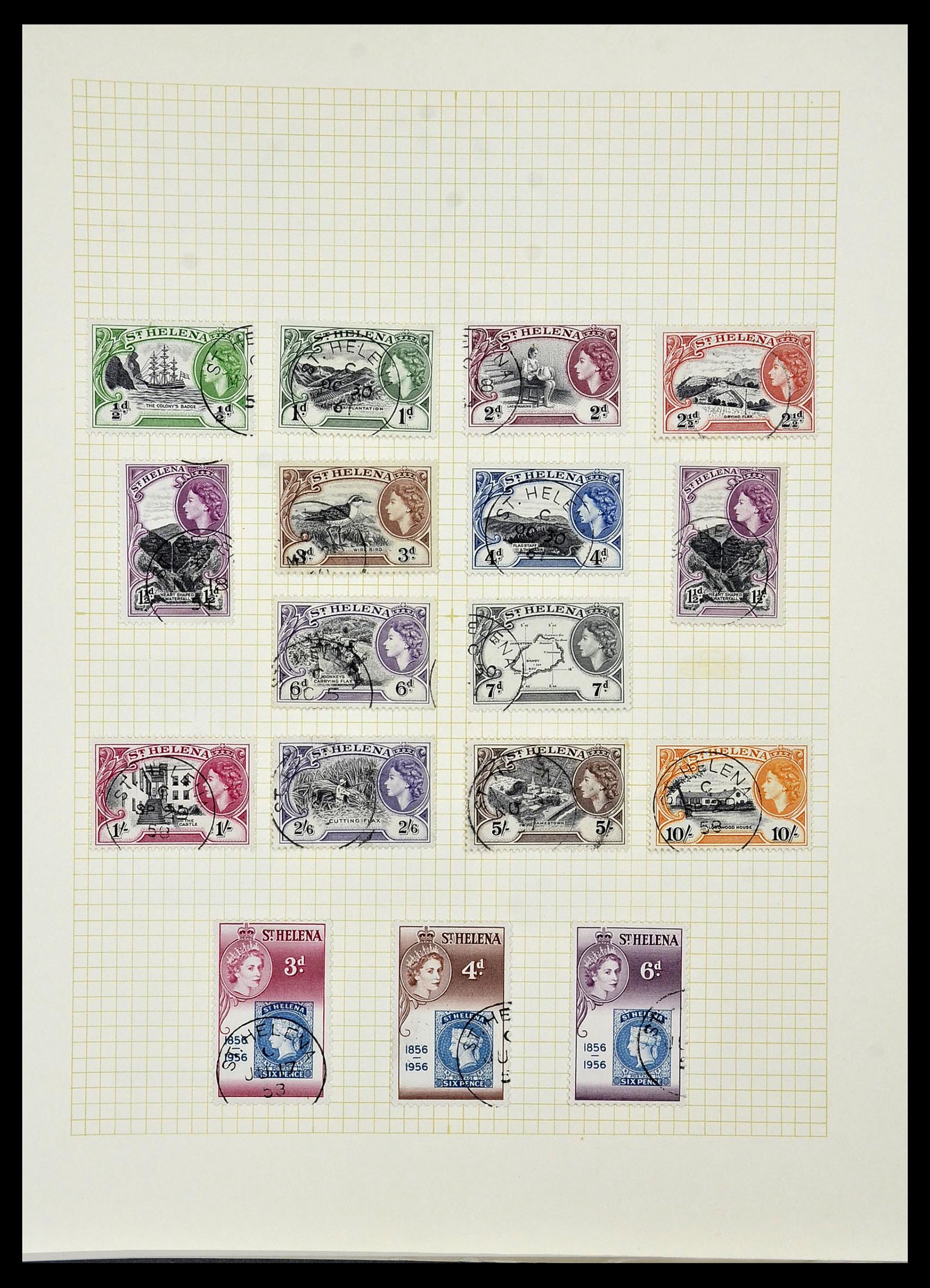 34331 085 - Postzegelverzameling 34331 Engelse koloniën 1937-1995.