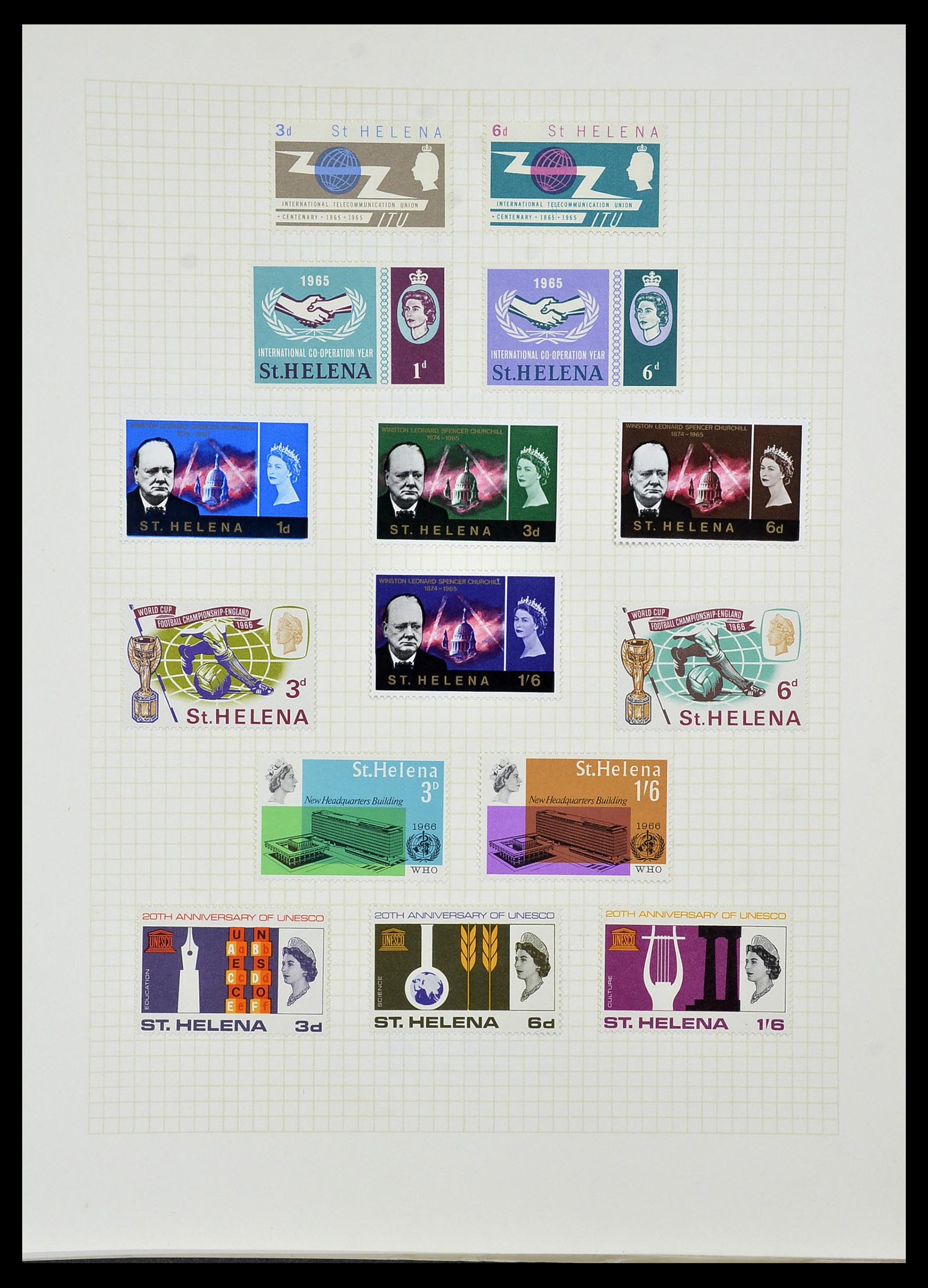 34331 088 - Postzegelverzameling 34331 Engelse koloniën 1937-1995.
