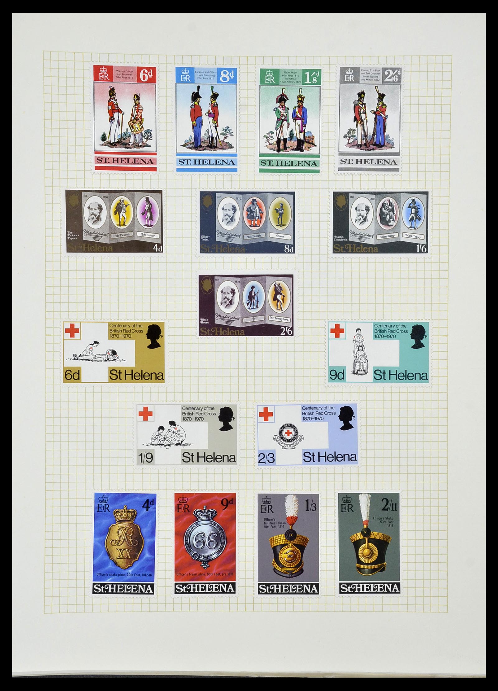 34331 093 - Postzegelverzameling 34331 Engelse koloniën 1937-1995.