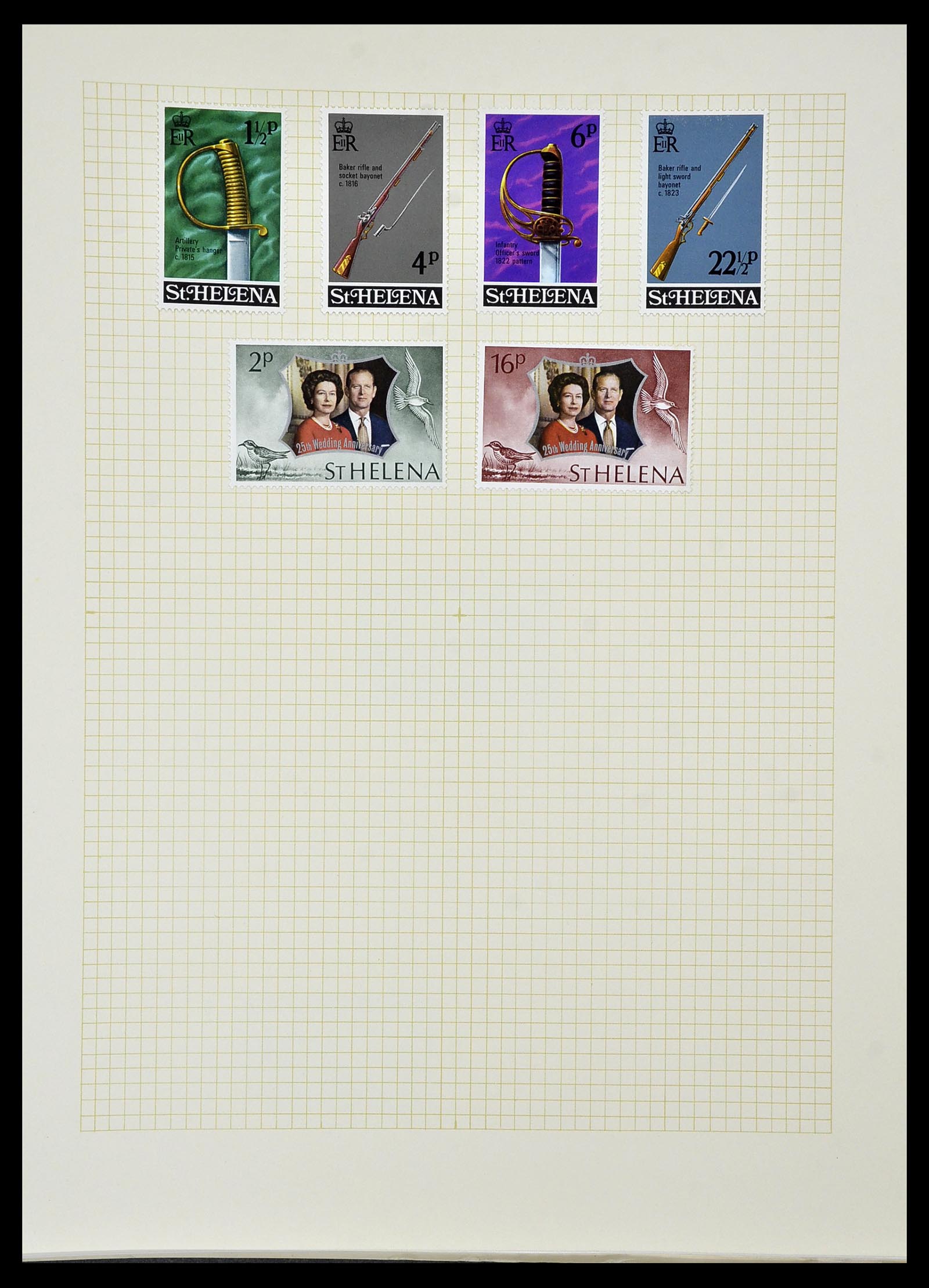 34331 096 - Postzegelverzameling 34331 Engelse koloniën 1937-1995.