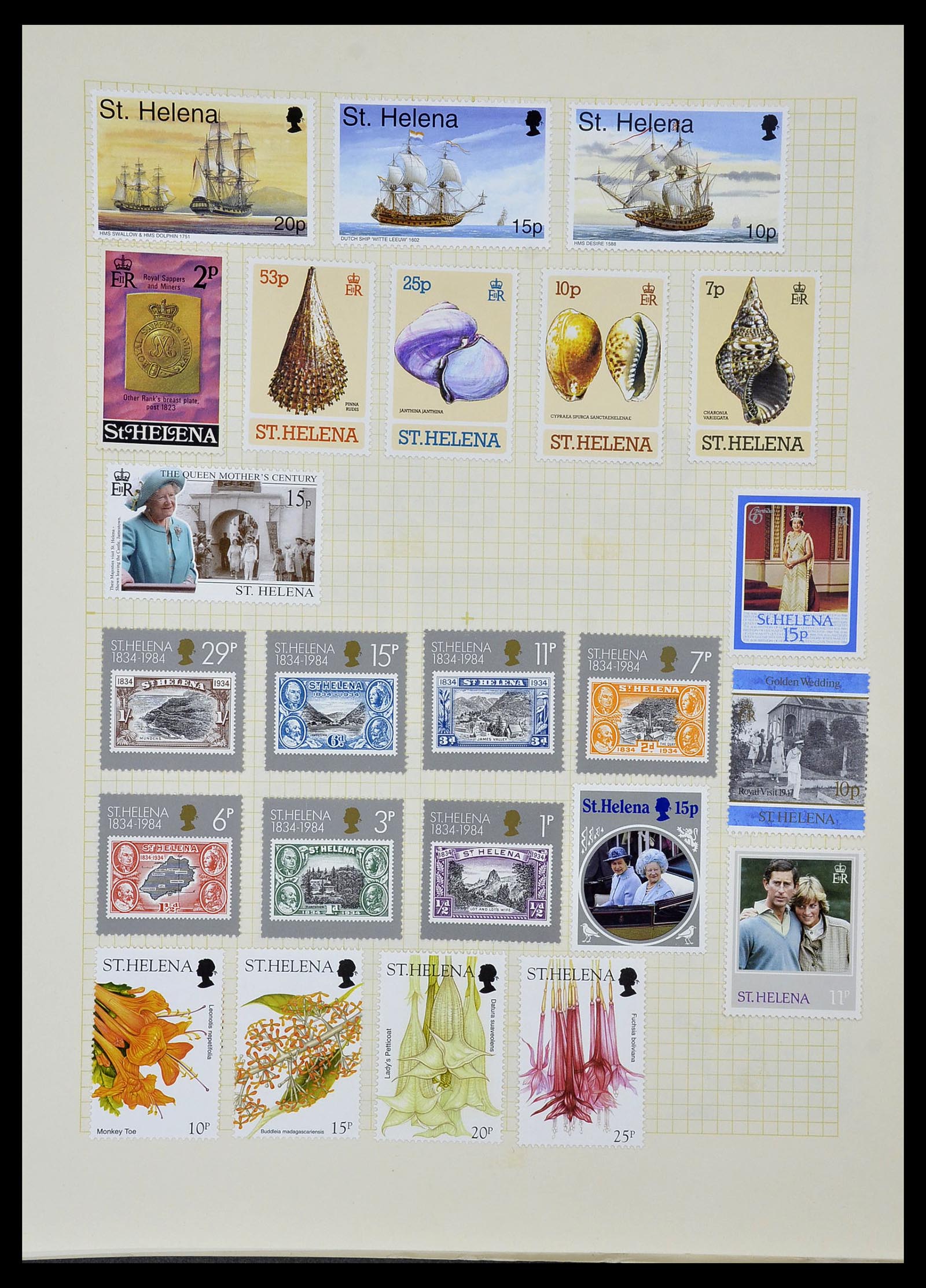 34331 101 - Postzegelverzameling 34331 Engelse koloniën 1937-1995.