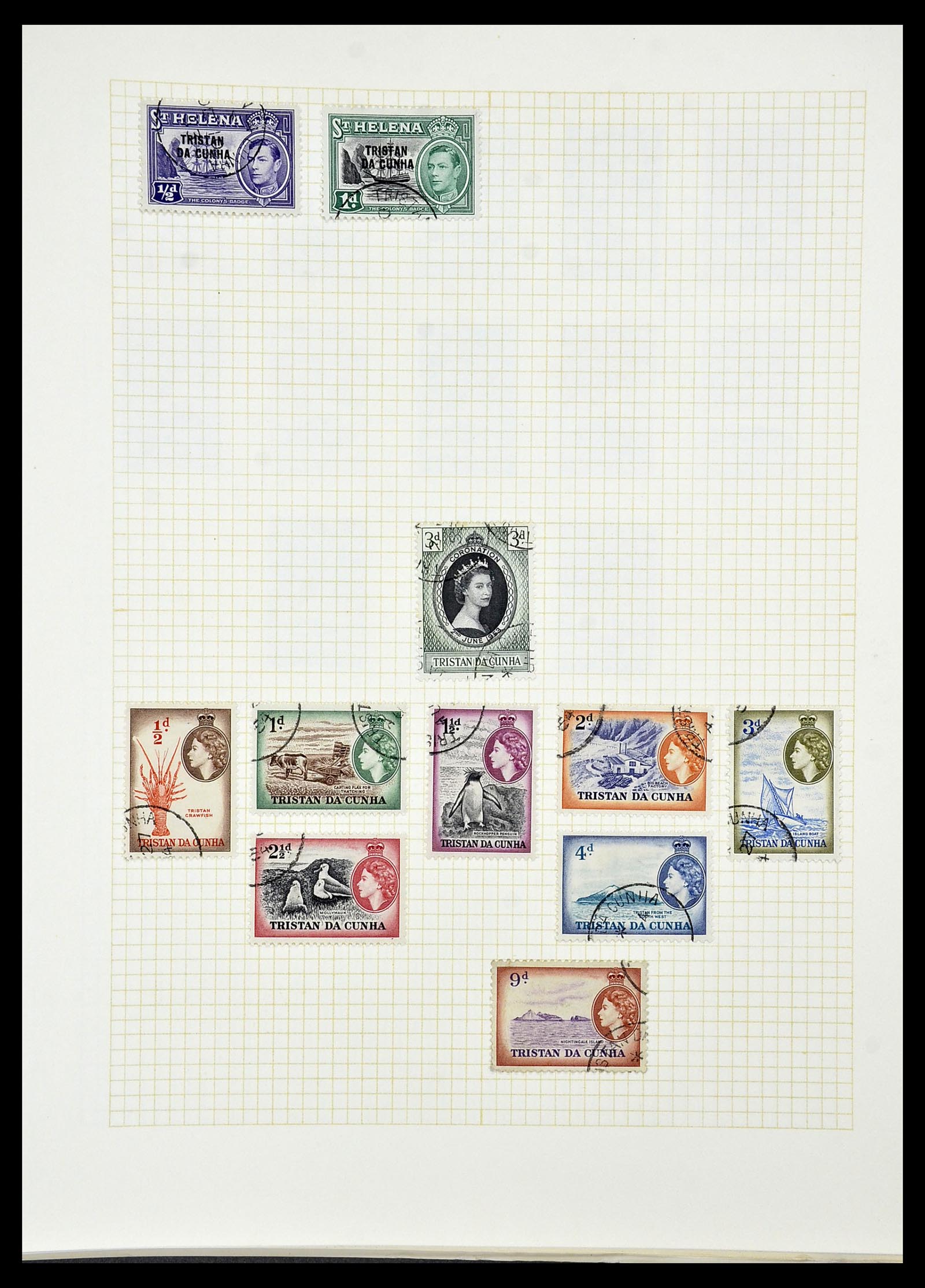 34331 104 - Postzegelverzameling 34331 Engelse koloniën 1937-1995.
