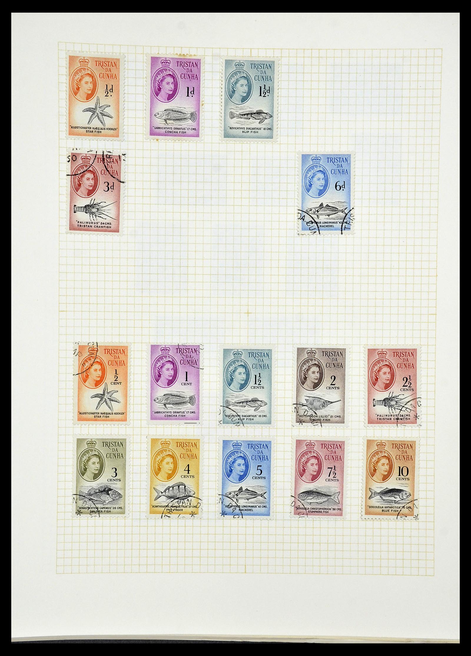 34331 106 - Postzegelverzameling 34331 Engelse koloniën 1937-1995.