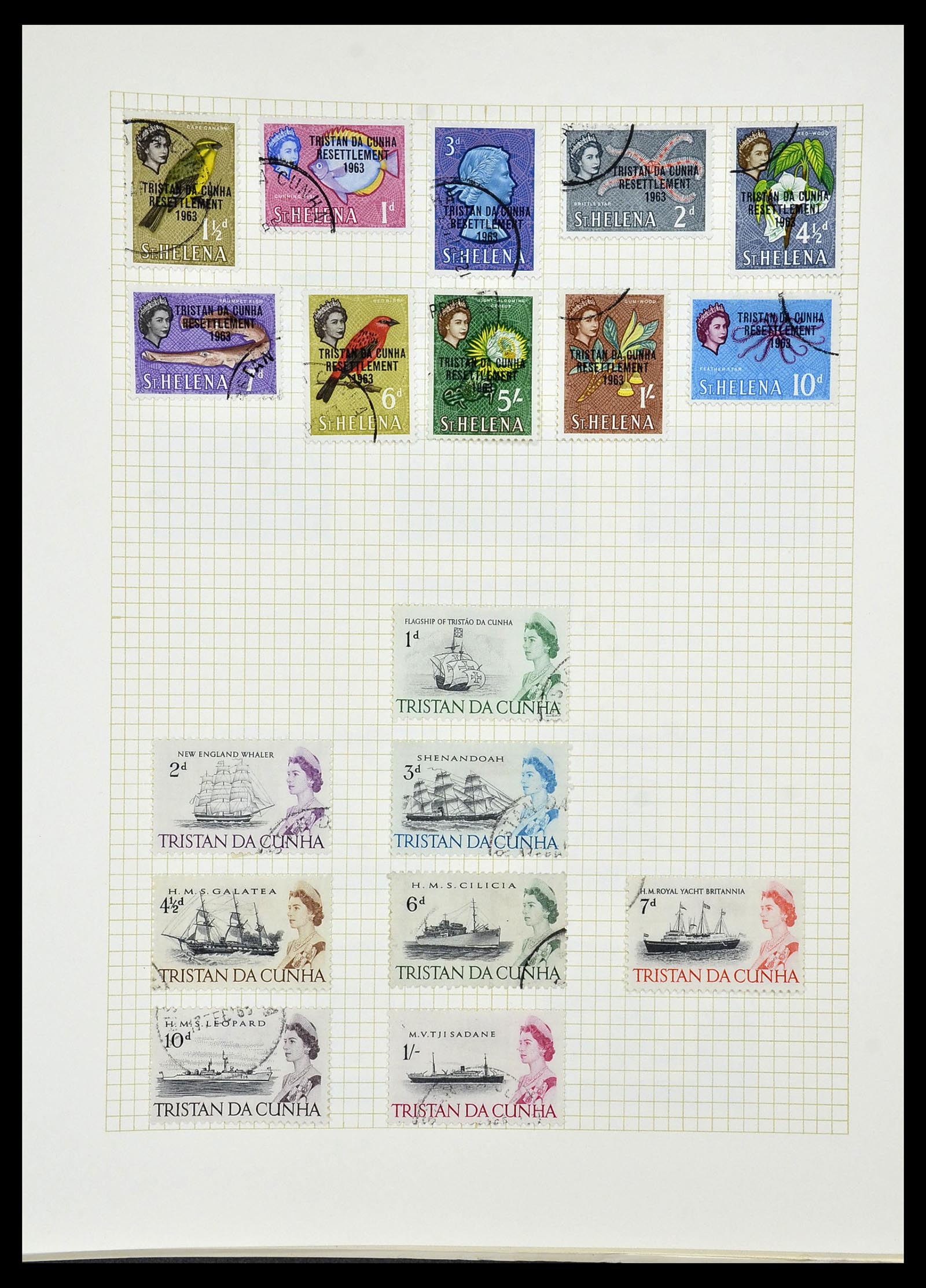 34331 109 - Postzegelverzameling 34331 Engelse koloniën 1937-1995.