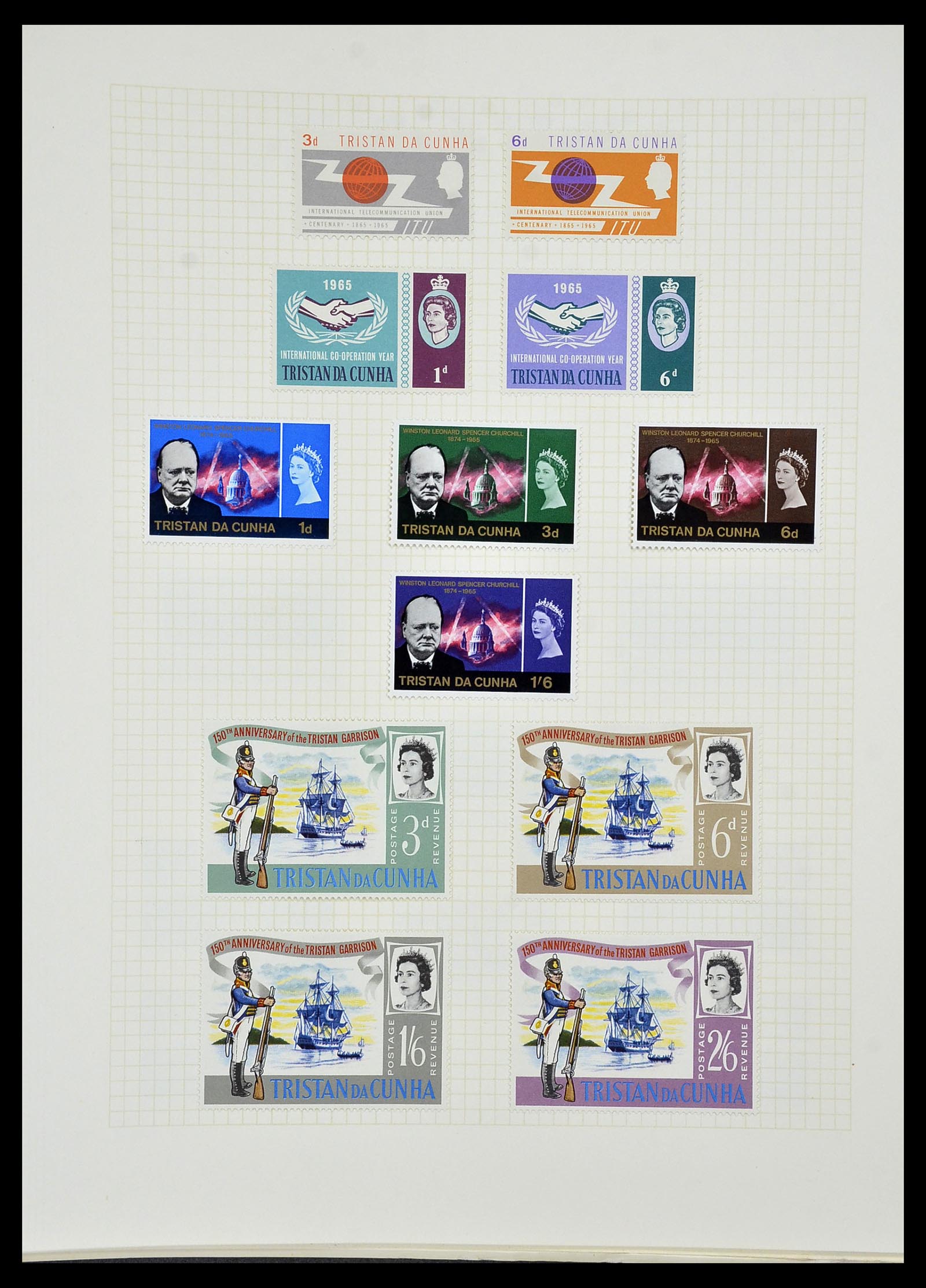 34331 110 - Postzegelverzameling 34331 Engelse koloniën 1937-1995.