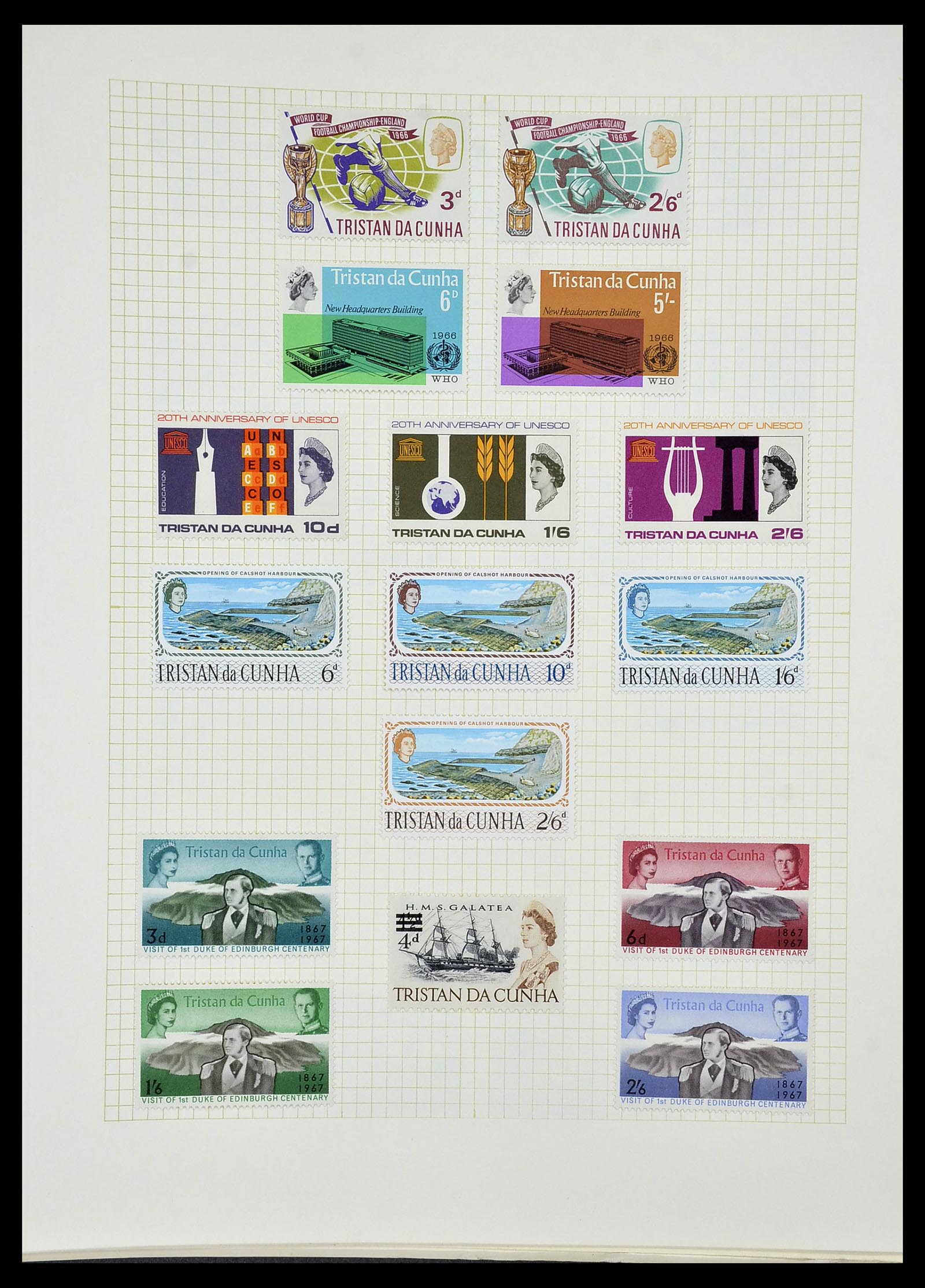 34331 111 - Postzegelverzameling 34331 Engelse koloniën 1937-1995.
