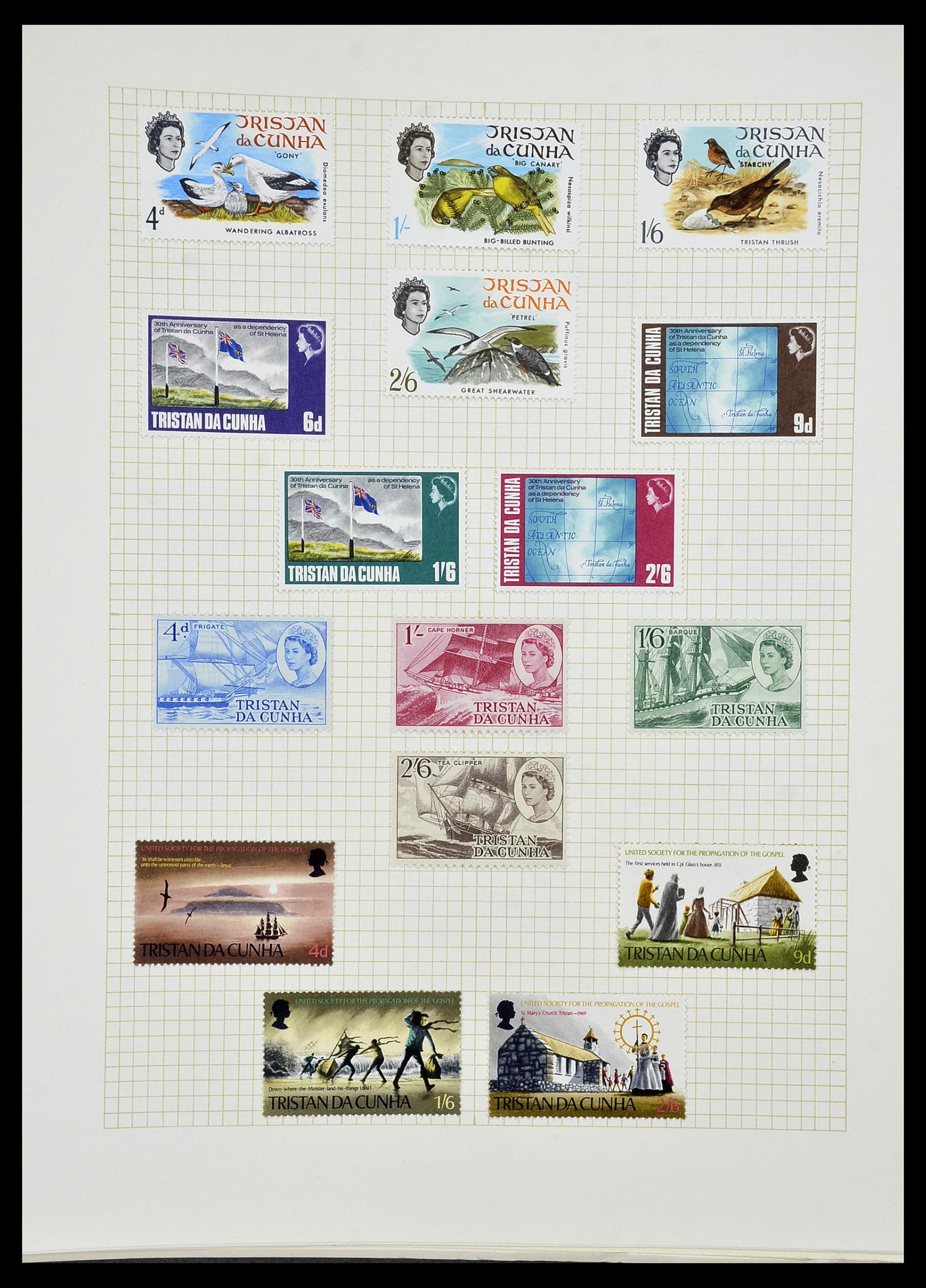 34331 112 - Postzegelverzameling 34331 Engelse koloniën 1937-1995.