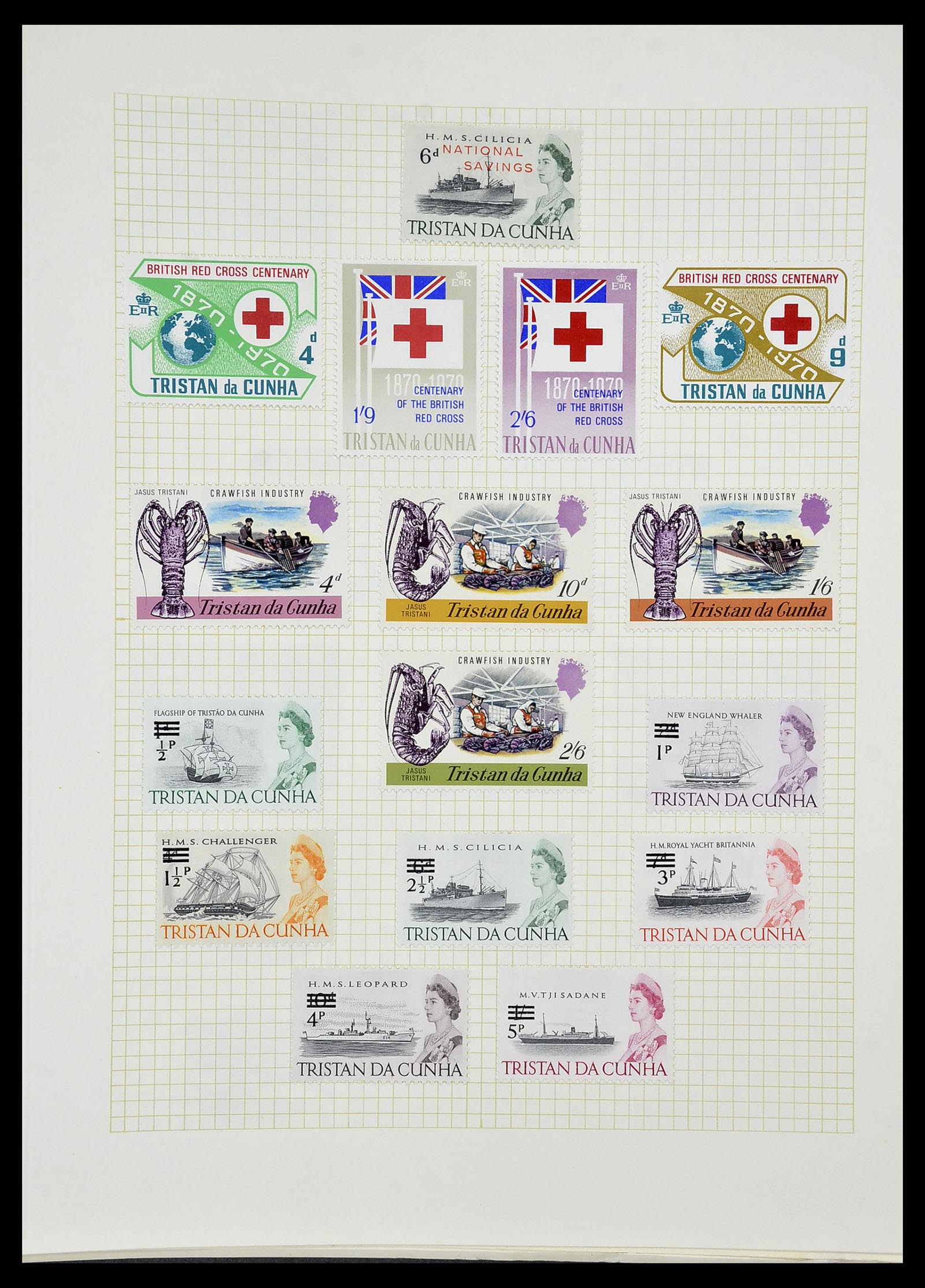 34331 113 - Postzegelverzameling 34331 Engelse koloniën 1937-1995.