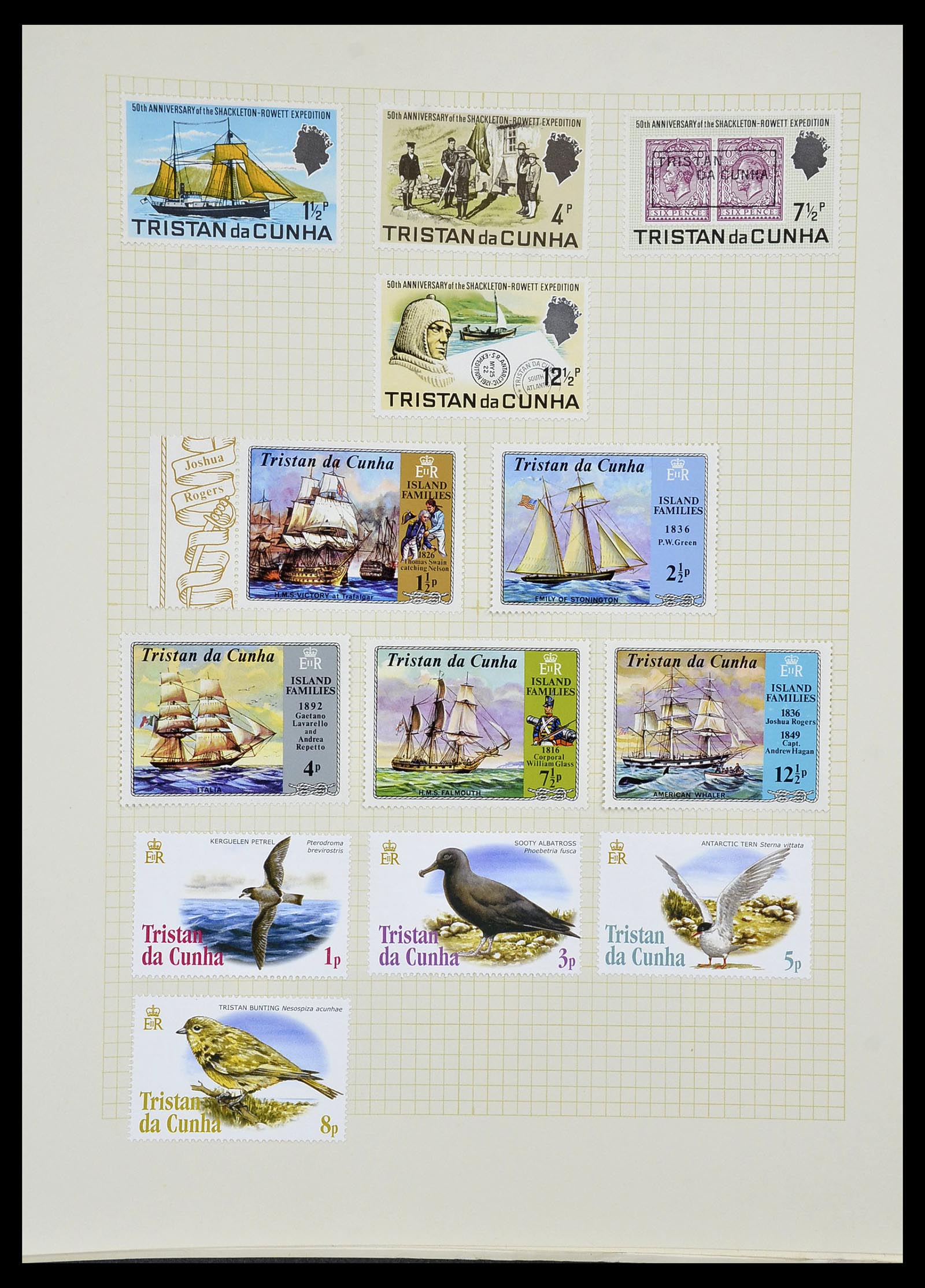 34331 114 - Postzegelverzameling 34331 Engelse koloniën 1937-1995.