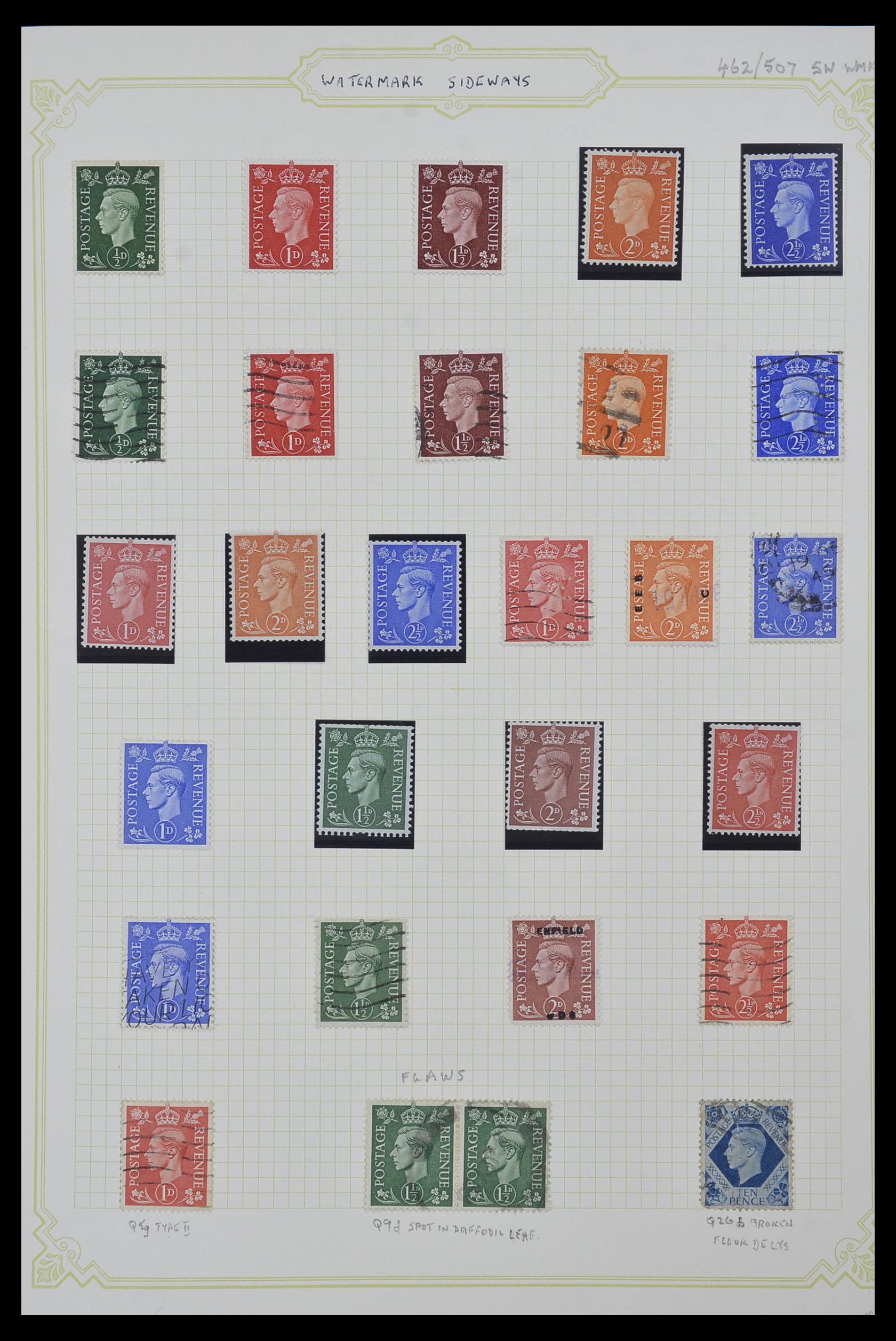34332 005 - Stamp collection 34332 Great Britain 1936-1981.