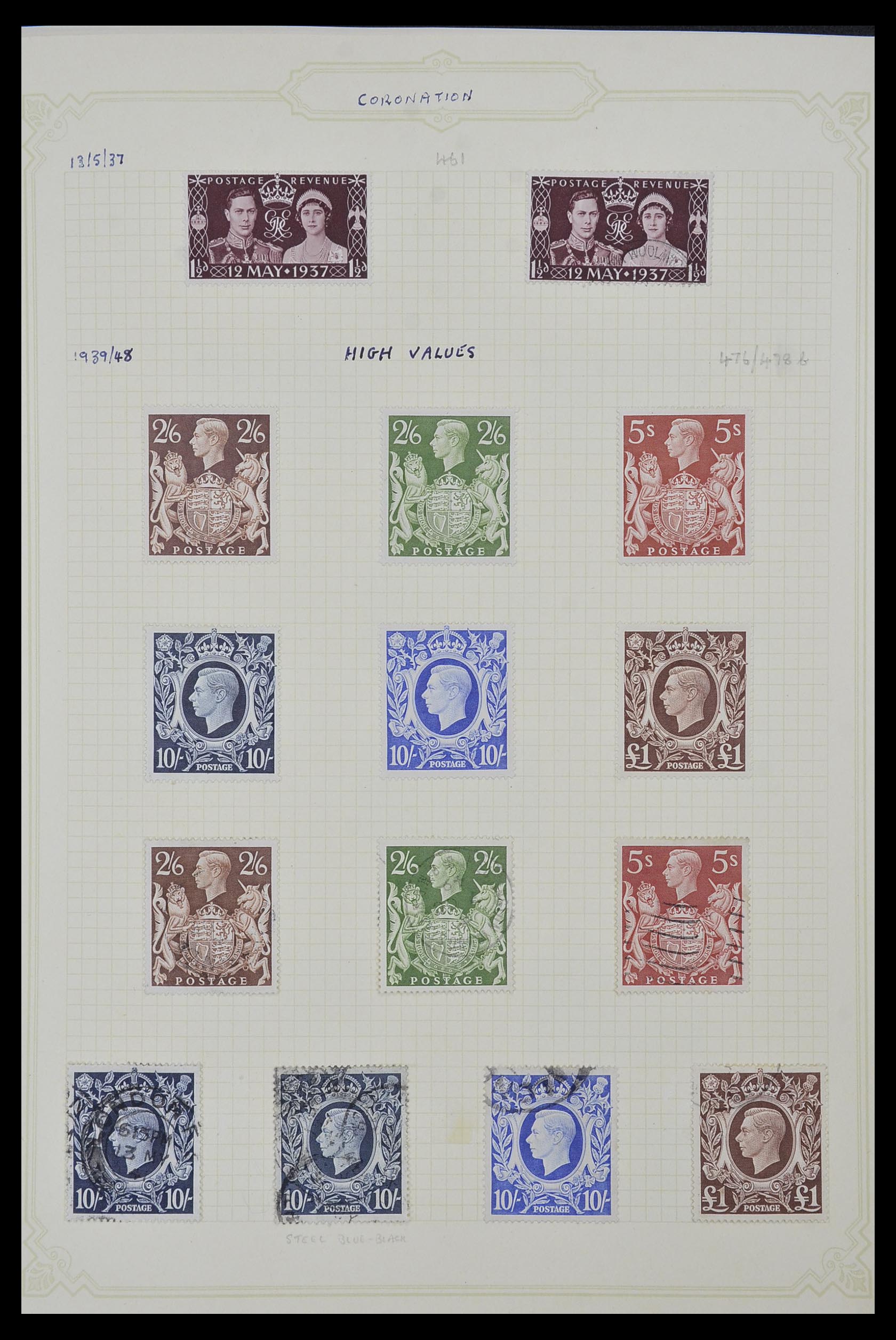 34332 006 - Stamp collection 34332 Great Britain 1936-1981.