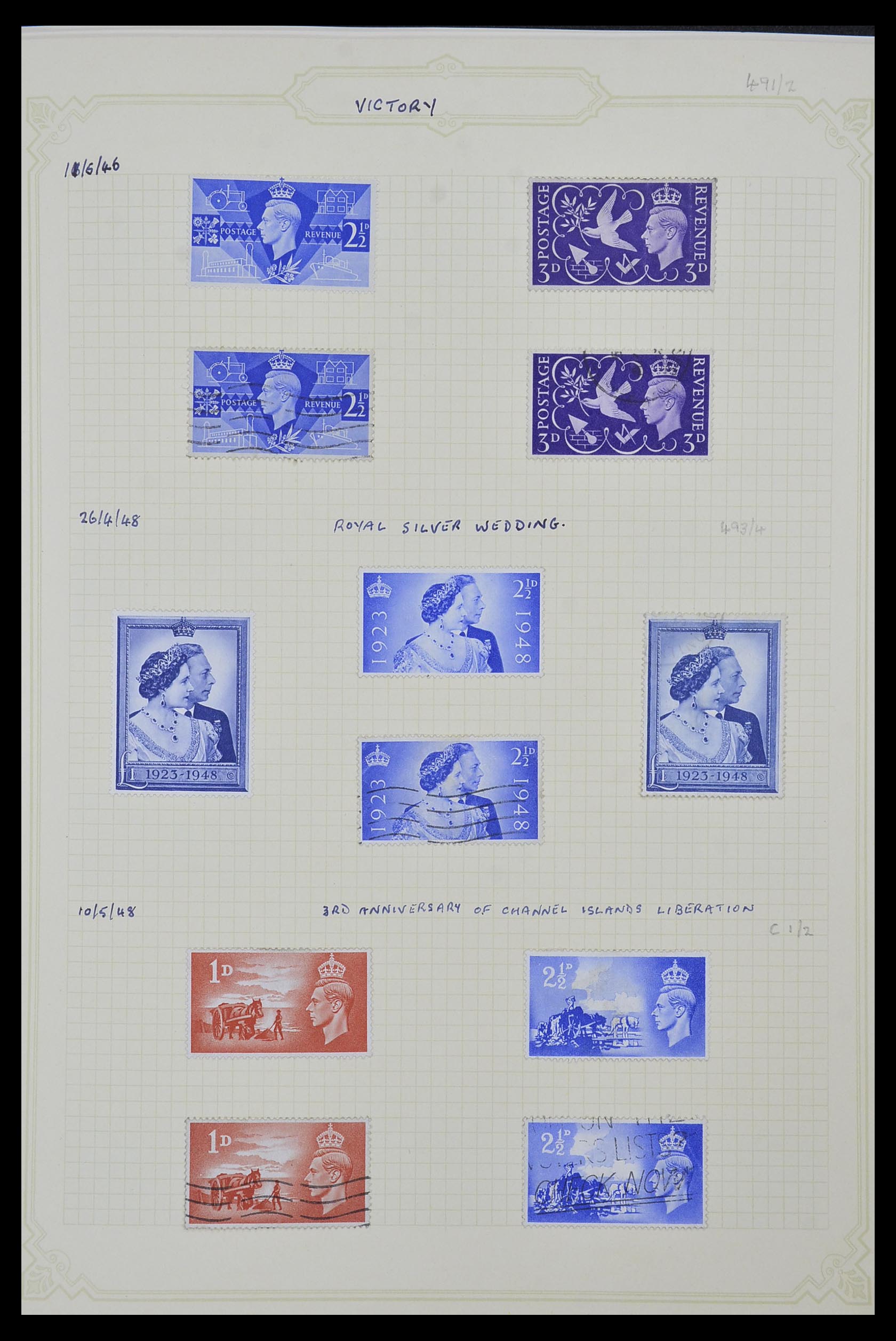 34332 007 - Stamp collection 34332 Great Britain 1936-1981.