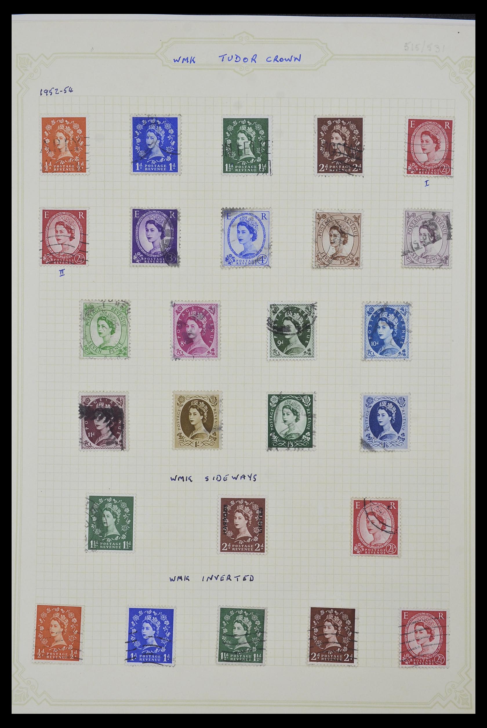 34332 011 - Stamp collection 34332 Great Britain 1936-1981.