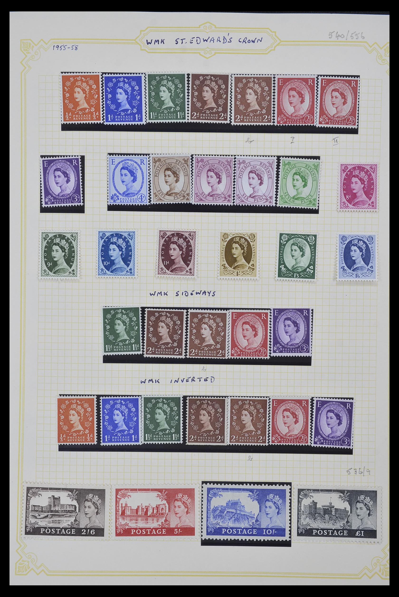 34332 013 - Stamp collection 34332 Great Britain 1936-1981.