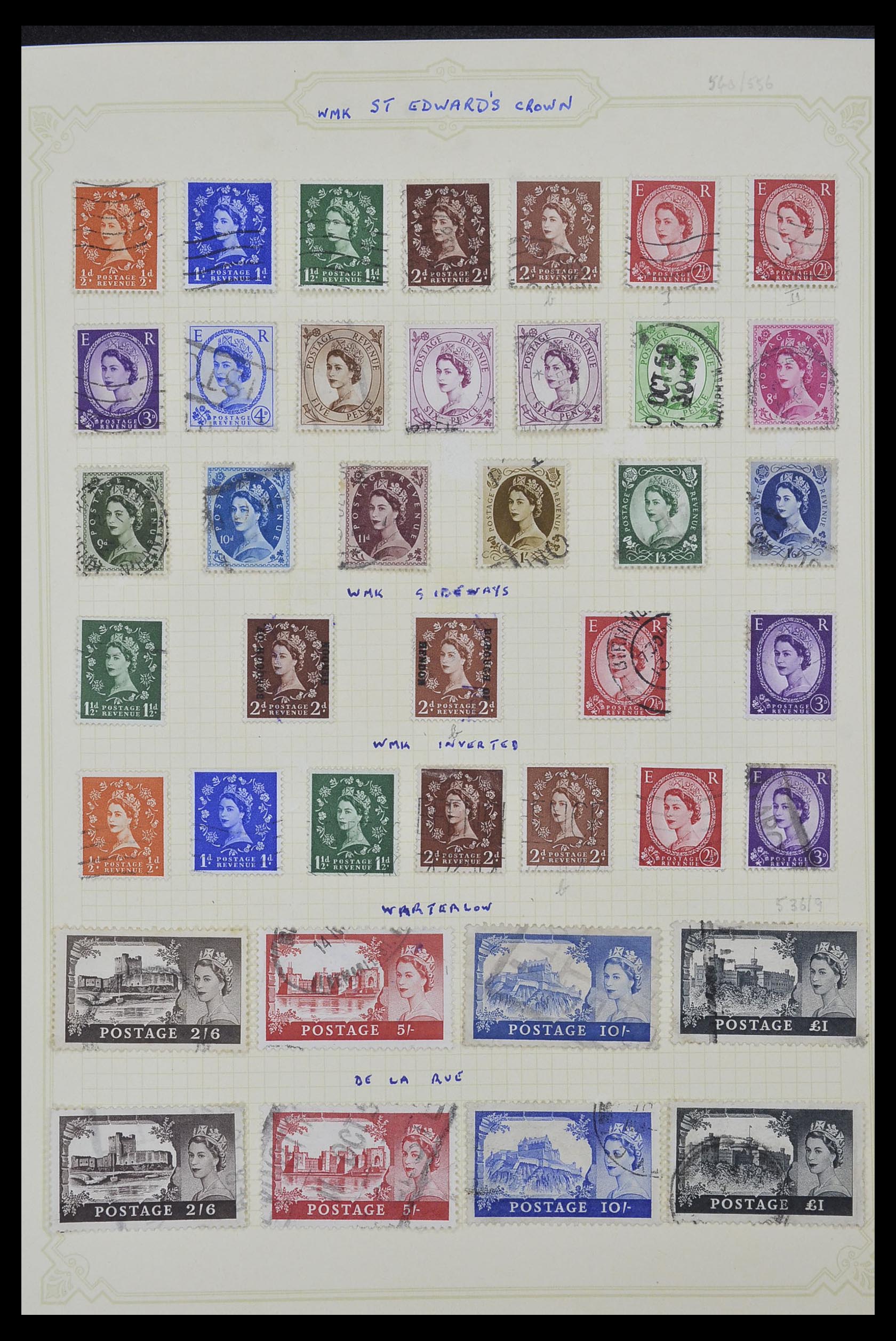 34332 014 - Stamp collection 34332 Great Britain 1936-1981.