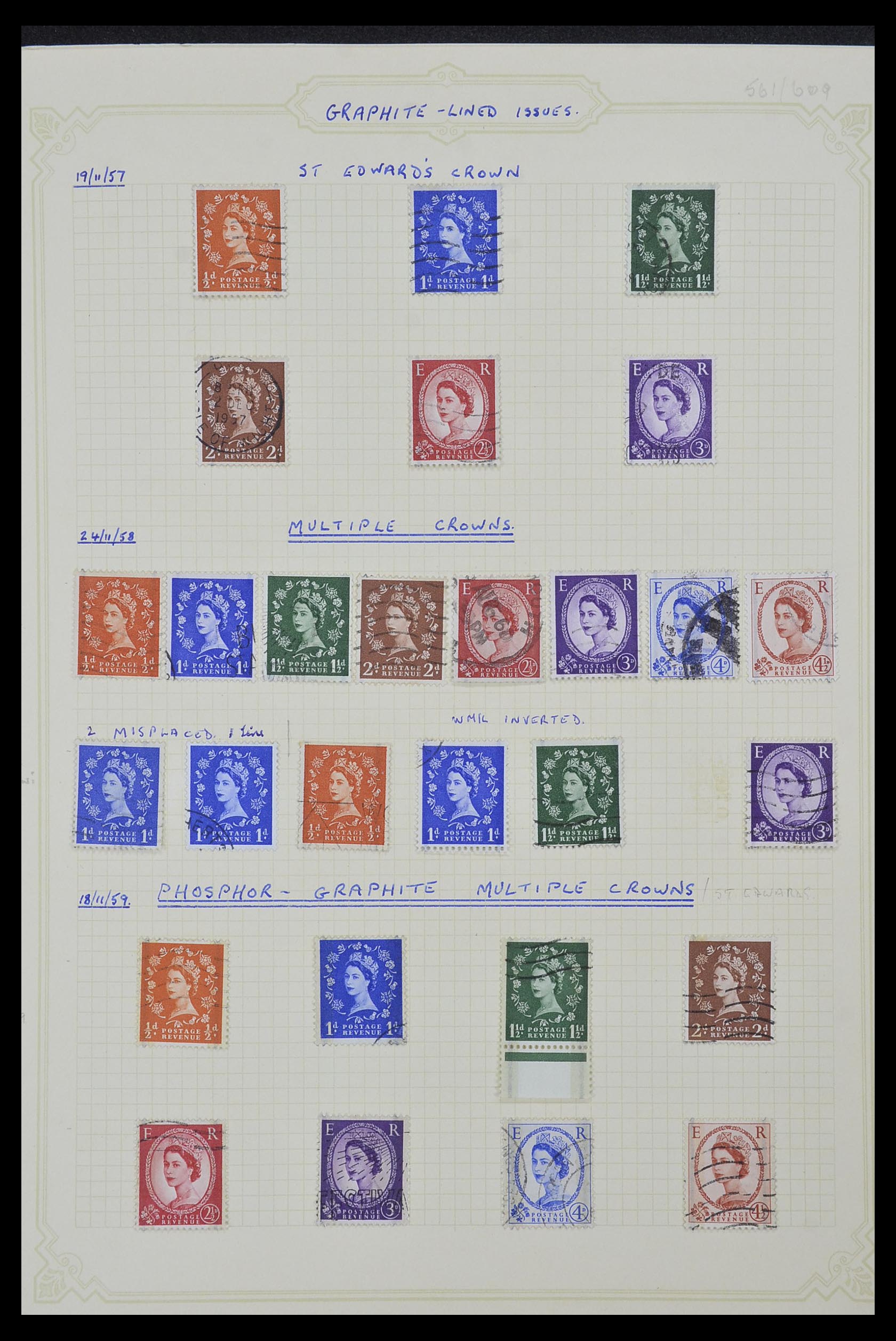 34332 019 - Stamp collection 34332 Great Britain 1936-1981.