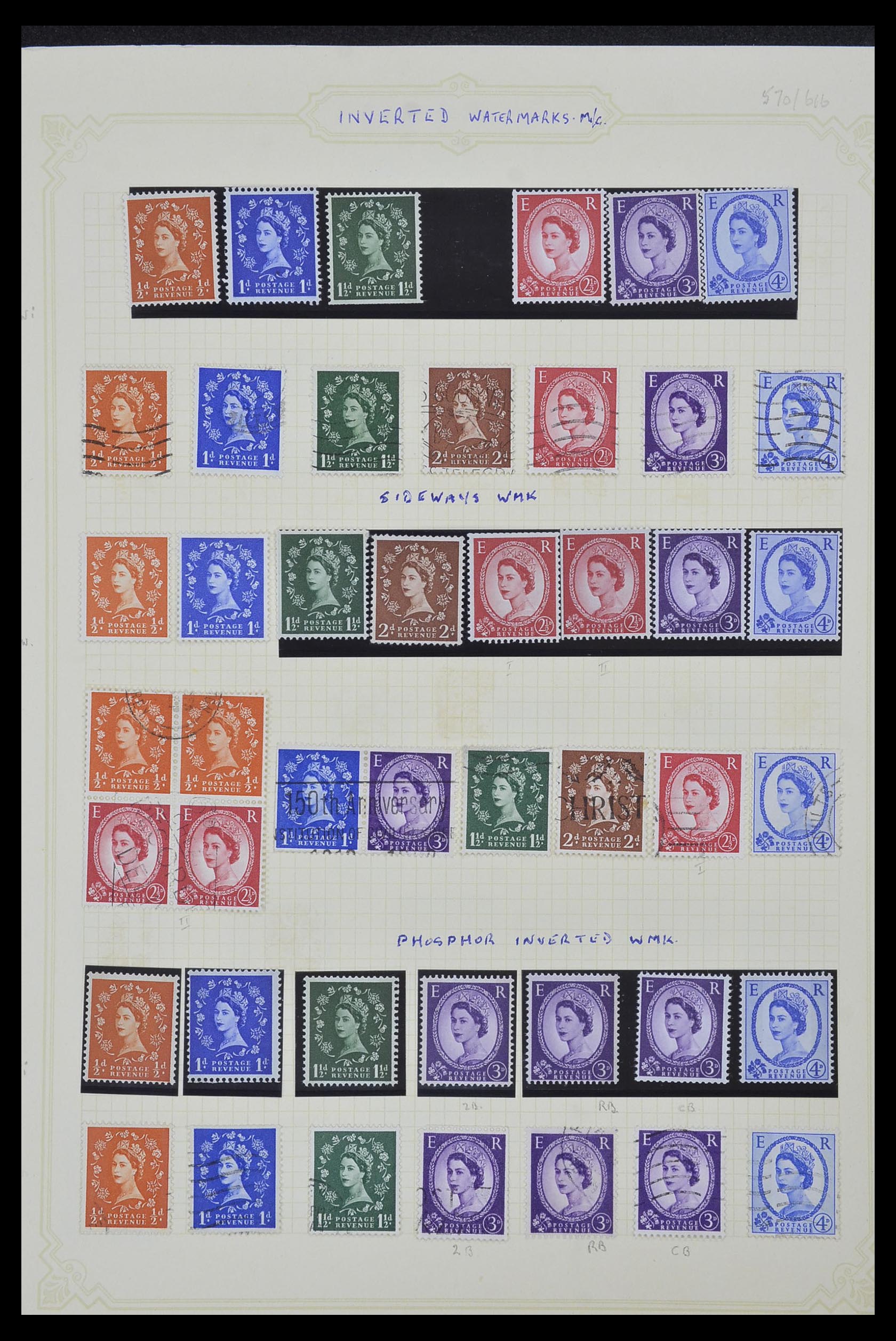 34332 020 - Stamp collection 34332 Great Britain 1936-1981.