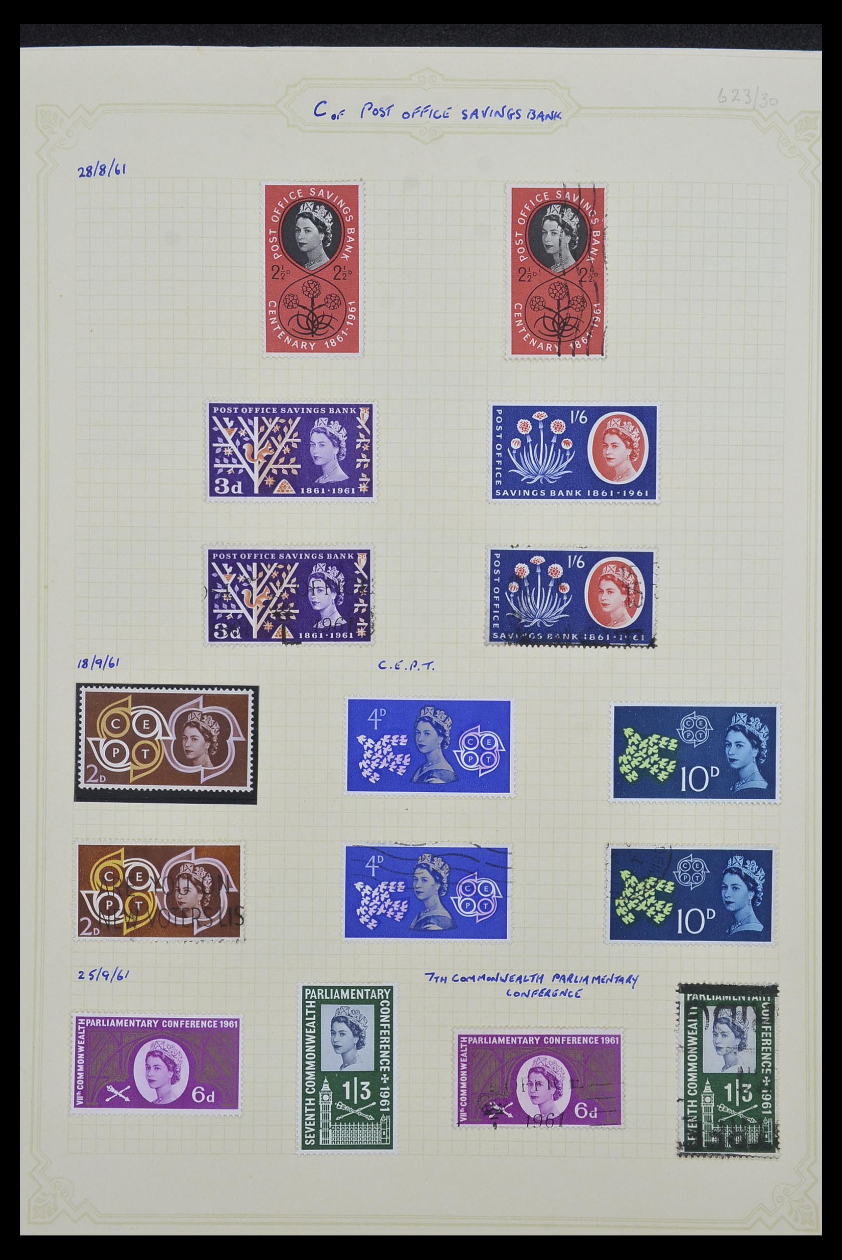 34332 023 - Stamp collection 34332 Great Britain 1936-1981.