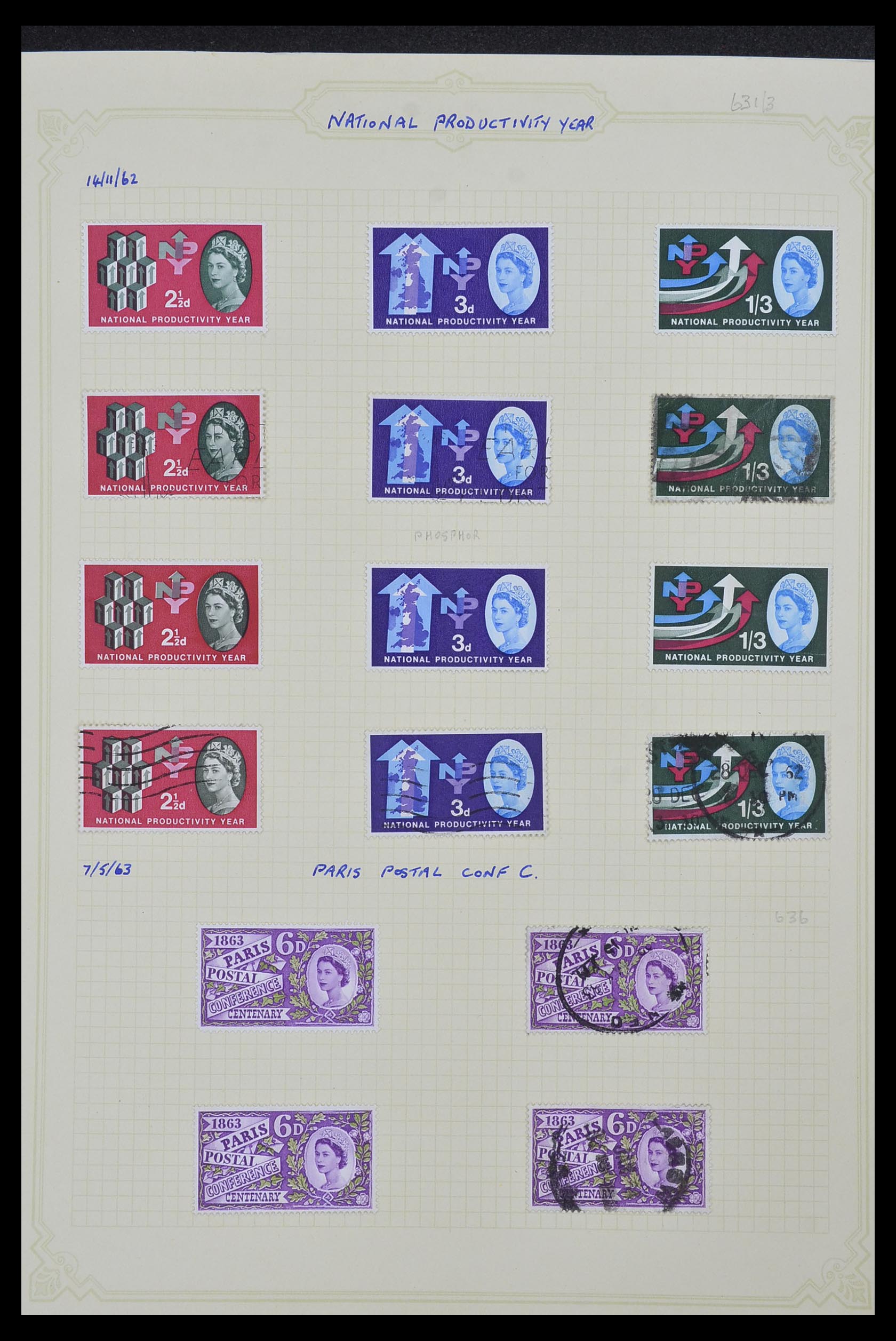 34332 024 - Stamp collection 34332 Great Britain 1936-1981.