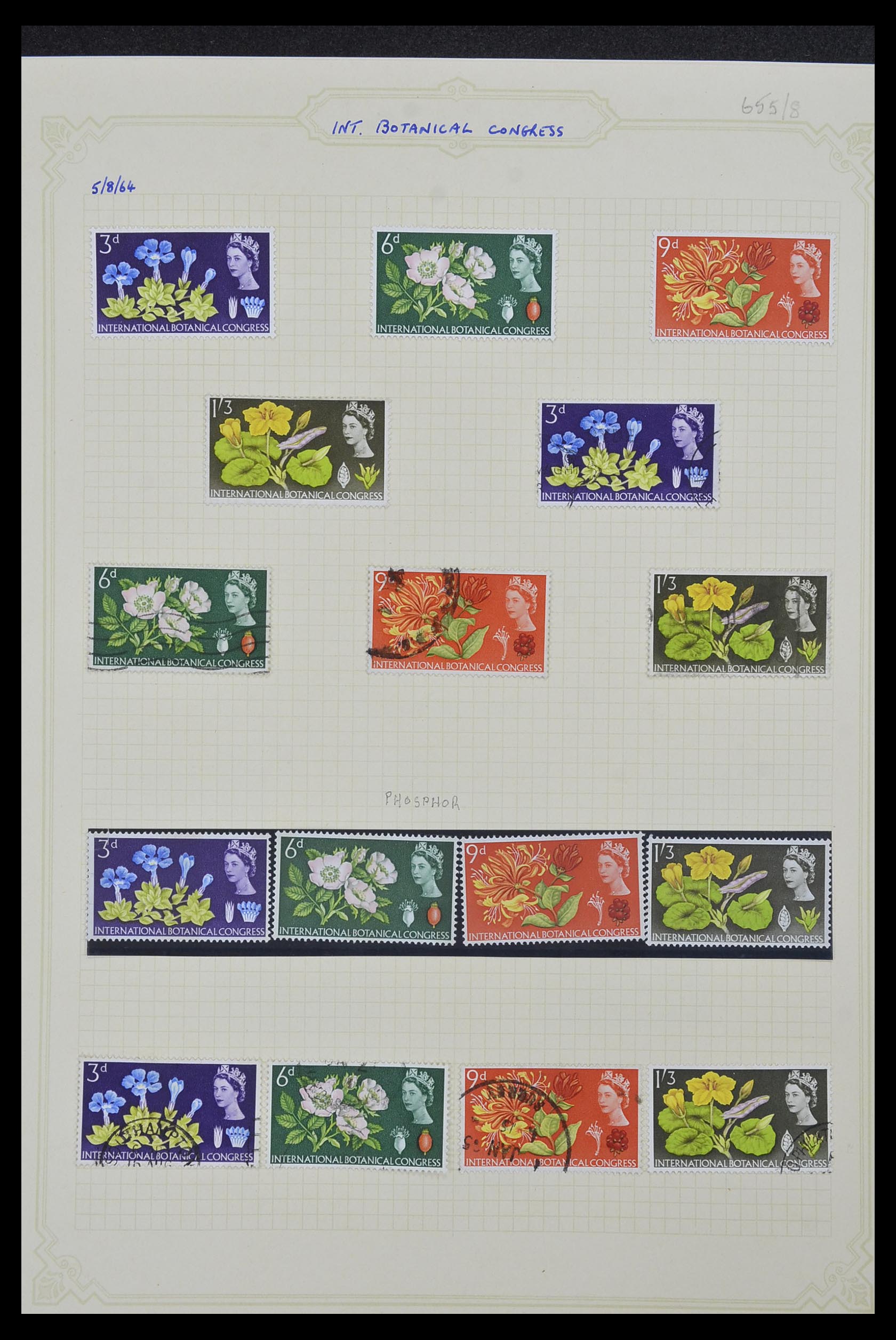 34332 033 - Stamp collection 34332 Great Britain 1936-1981.