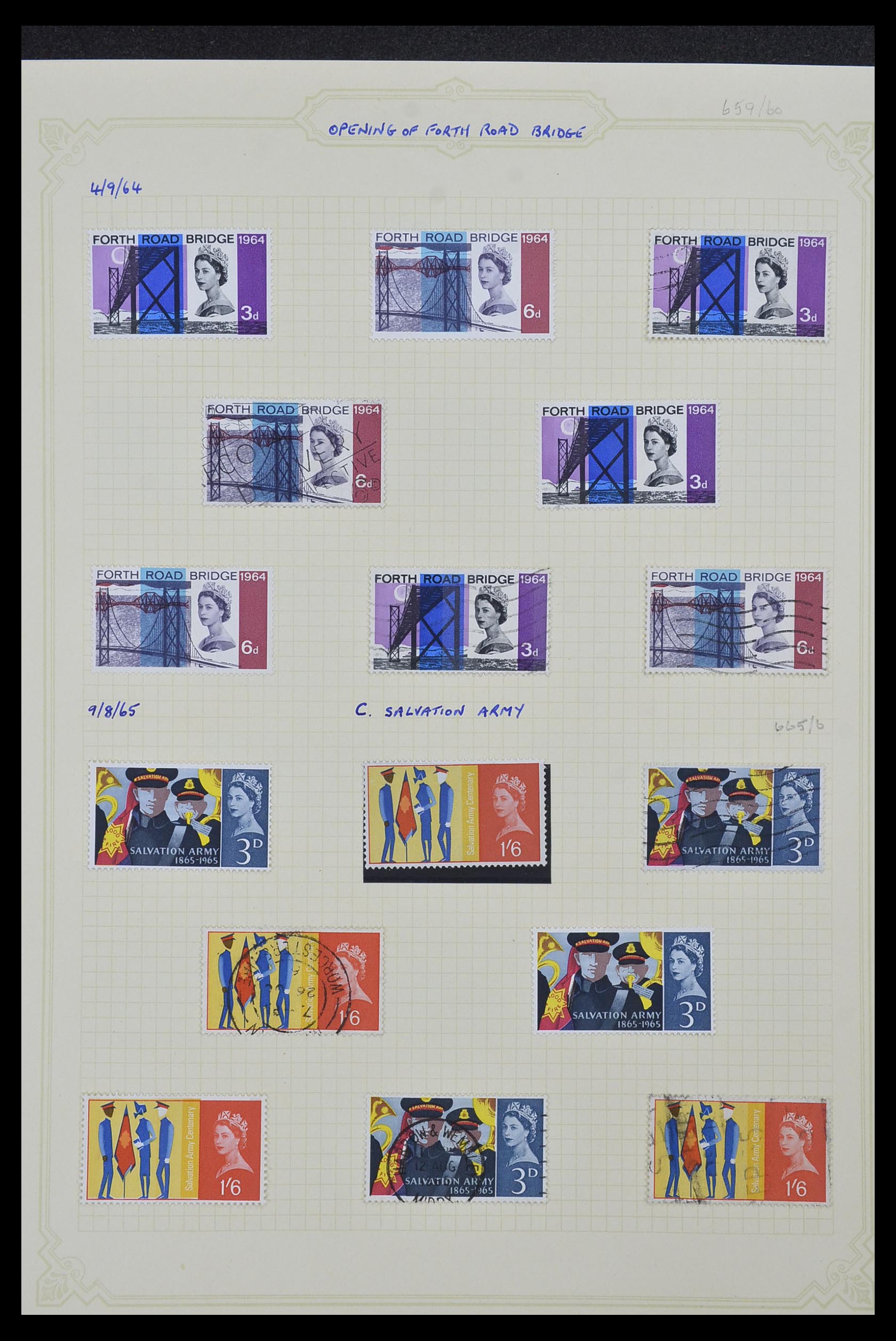 34332 034 - Stamp collection 34332 Great Britain 1936-1981.