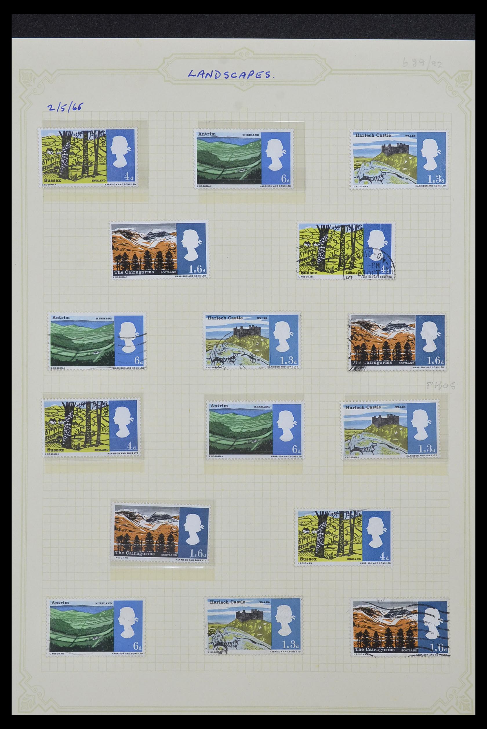 34332 043 - Stamp collection 34332 Great Britain 1936-1981.