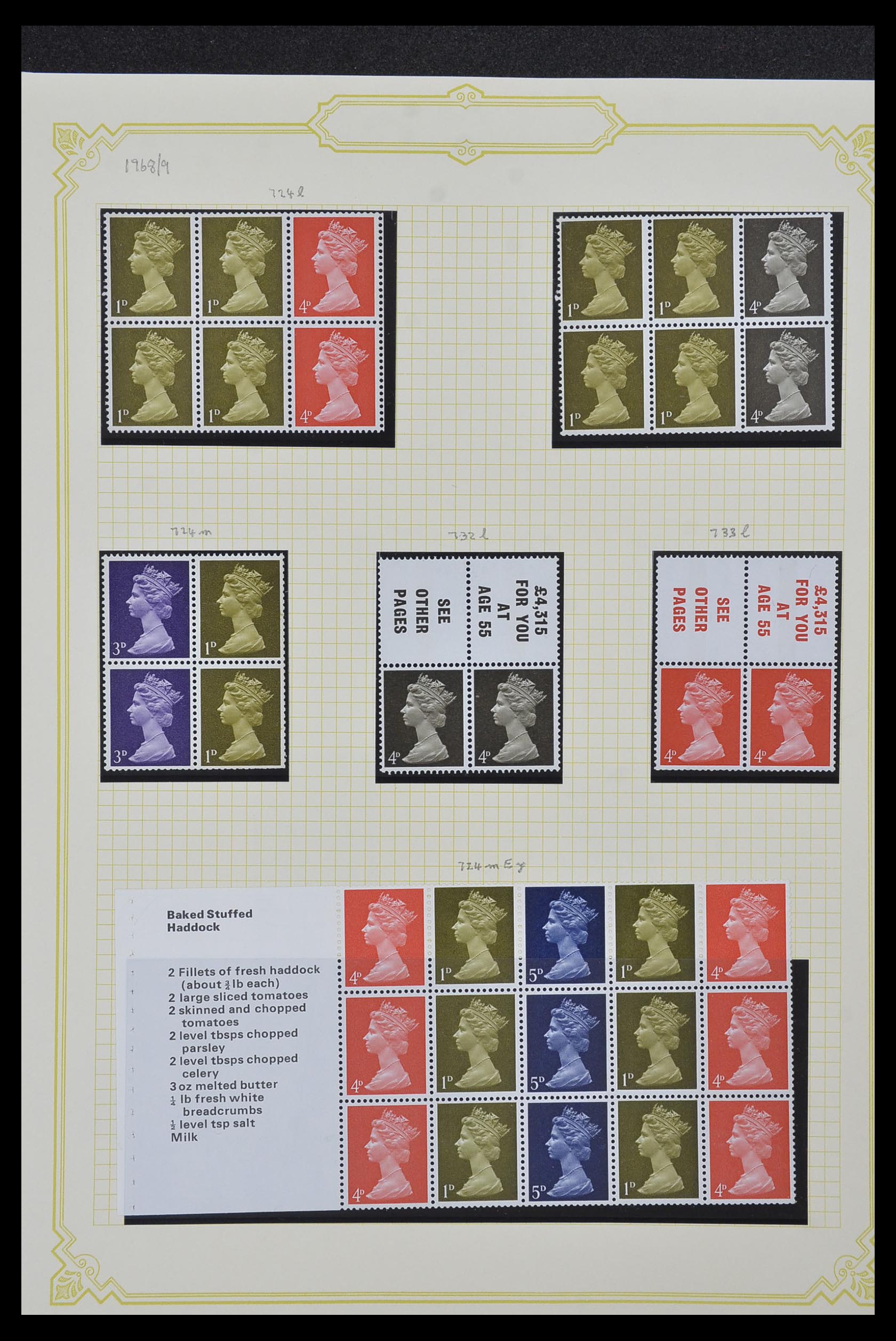 34332 057 - Stamp collection 34332 Great Britain 1936-1981.