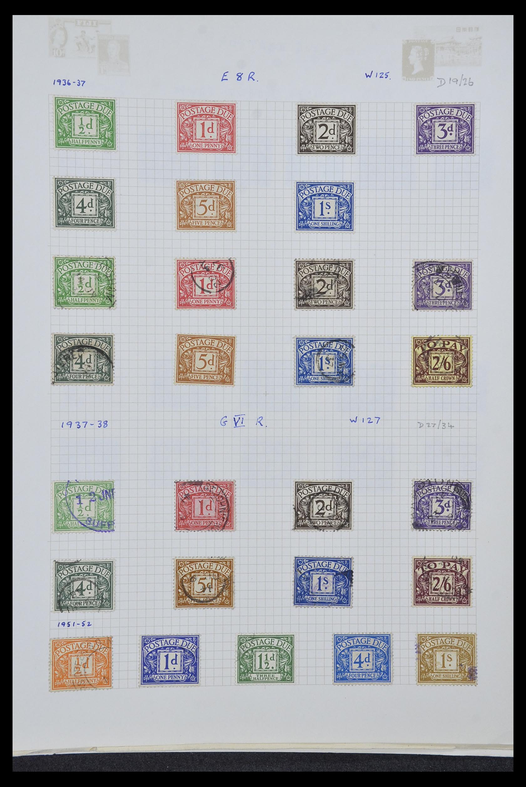 34332 111 - Stamp collection 34332 Great Britain 1936-1981.