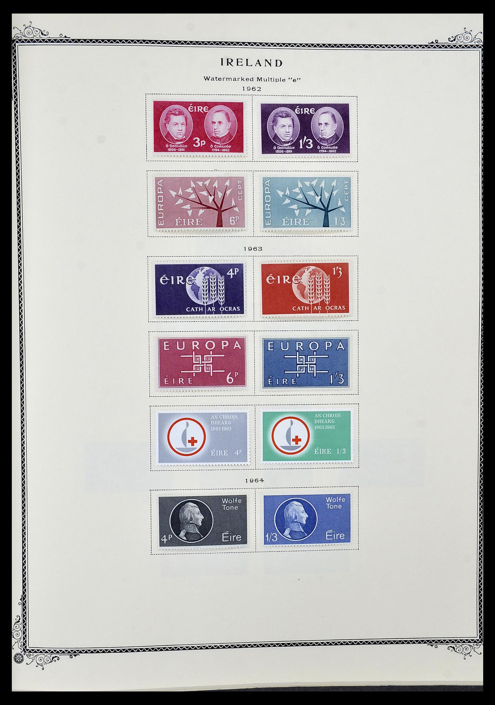 34333 004 - Postzegelverzameling 34333 Ierland 1946-2000.