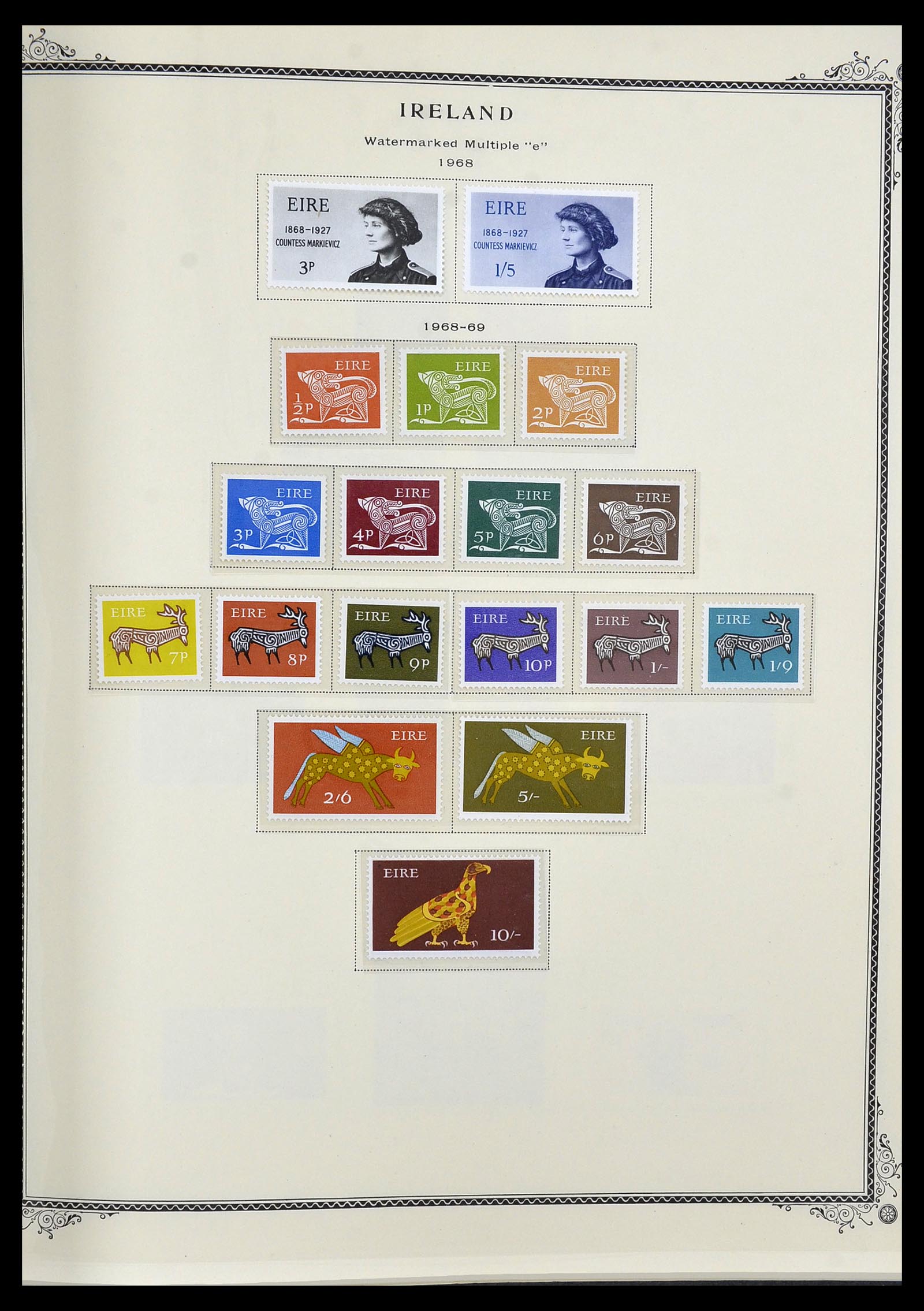 34333 008 - Postzegelverzameling 34333 Ierland 1946-2000.