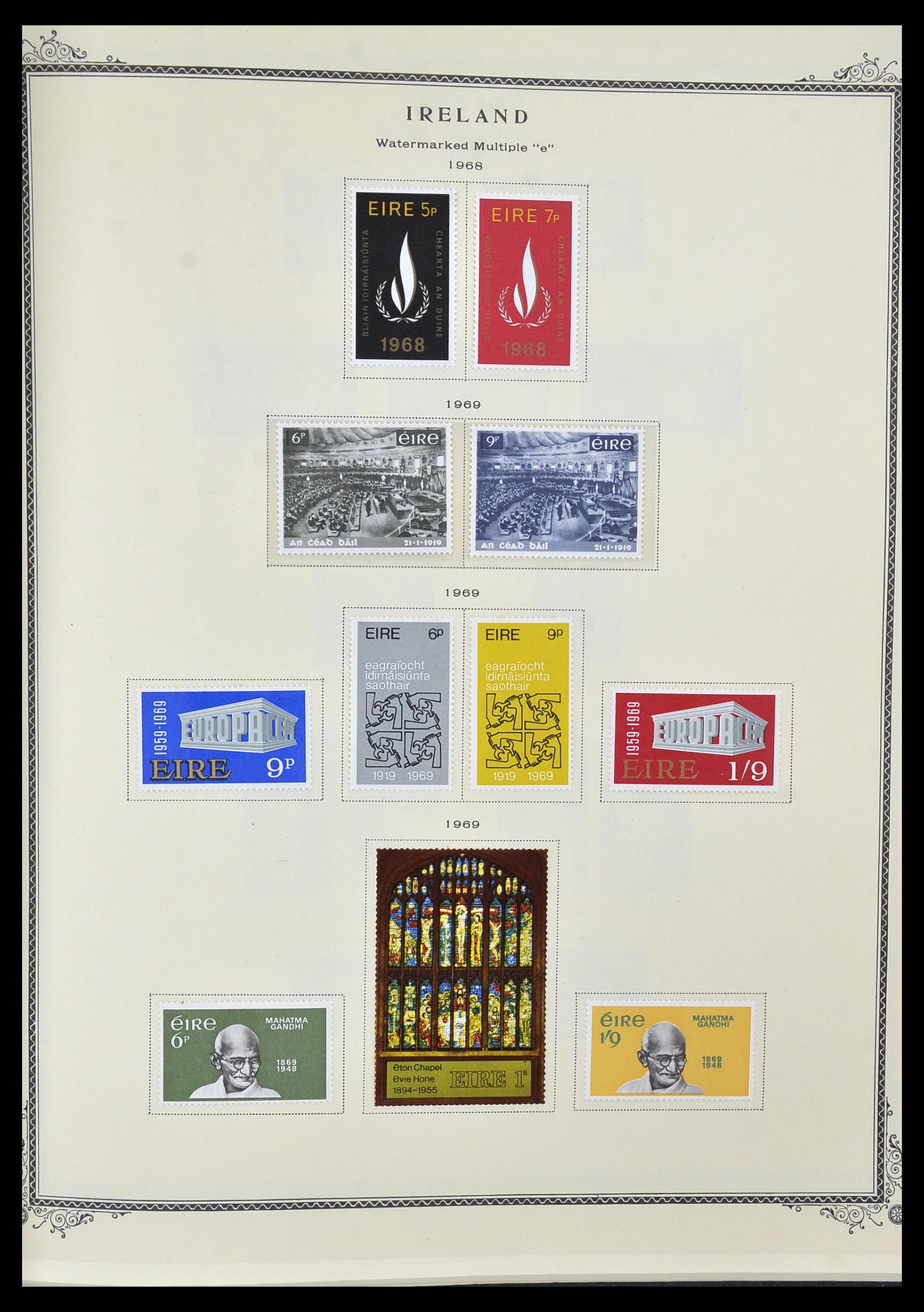34333 009 - Postzegelverzameling 34333 Ierland 1946-2000.