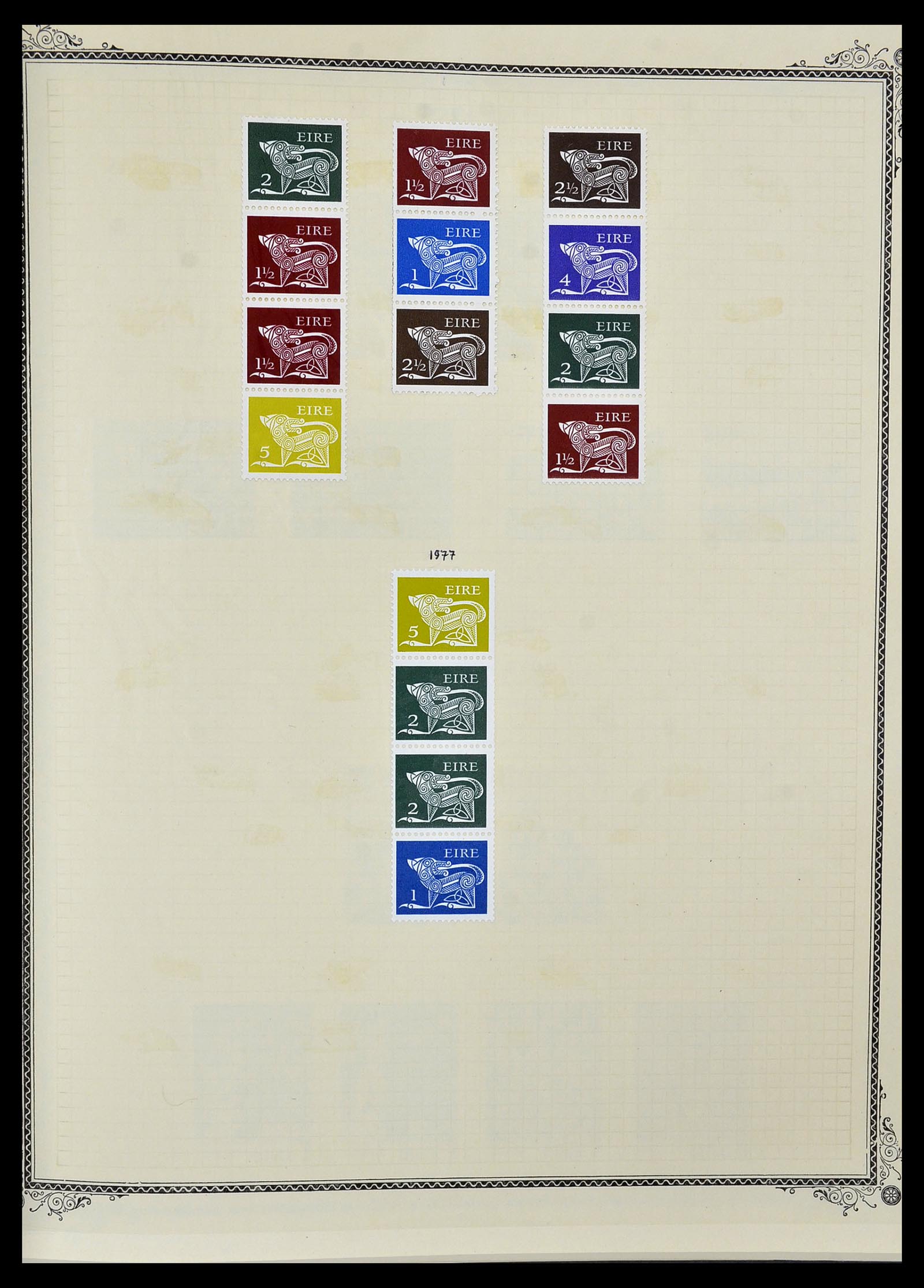 34333 017 - Postzegelverzameling 34333 Ierland 1946-2000.