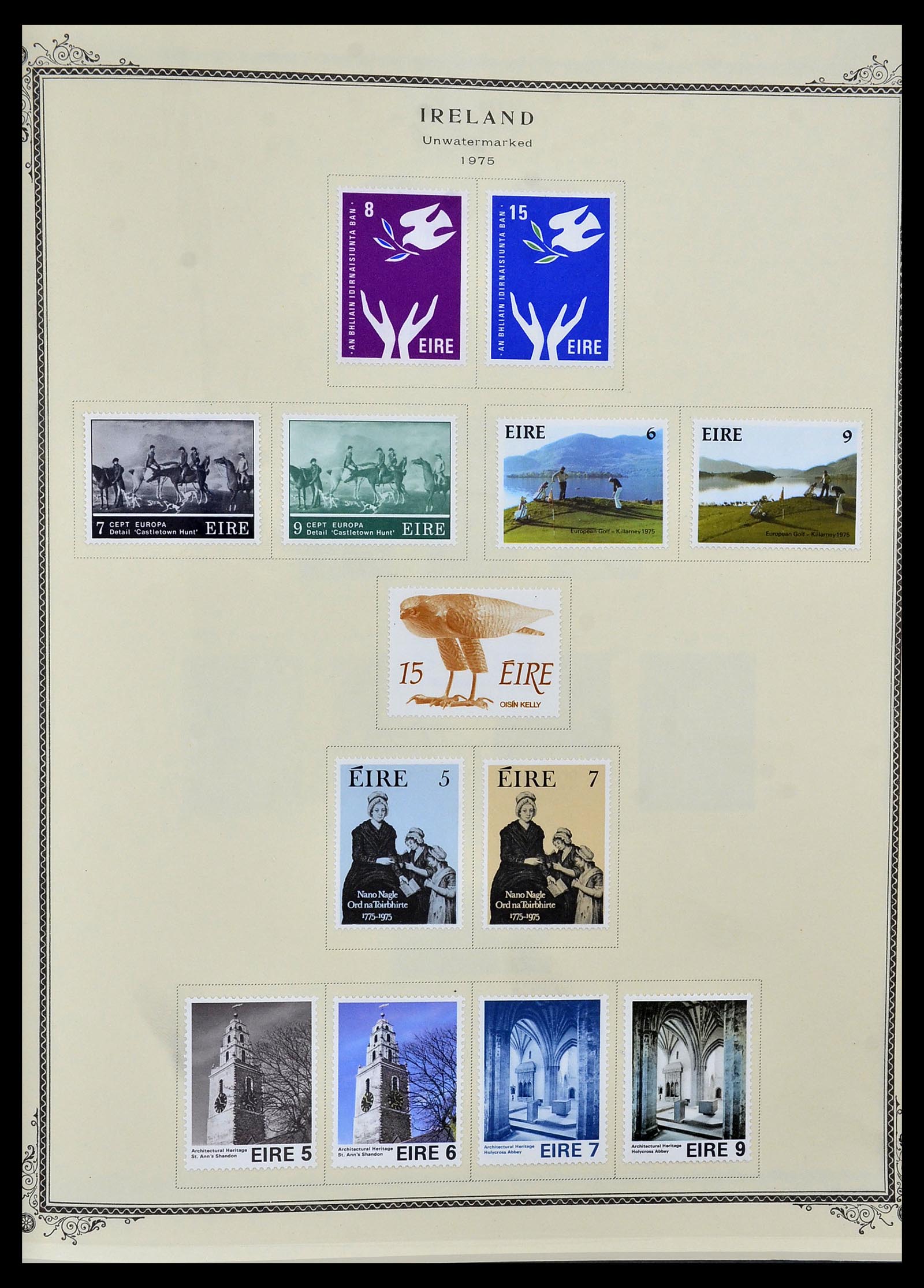 34333 018 - Postzegelverzameling 34333 Ierland 1946-2000.