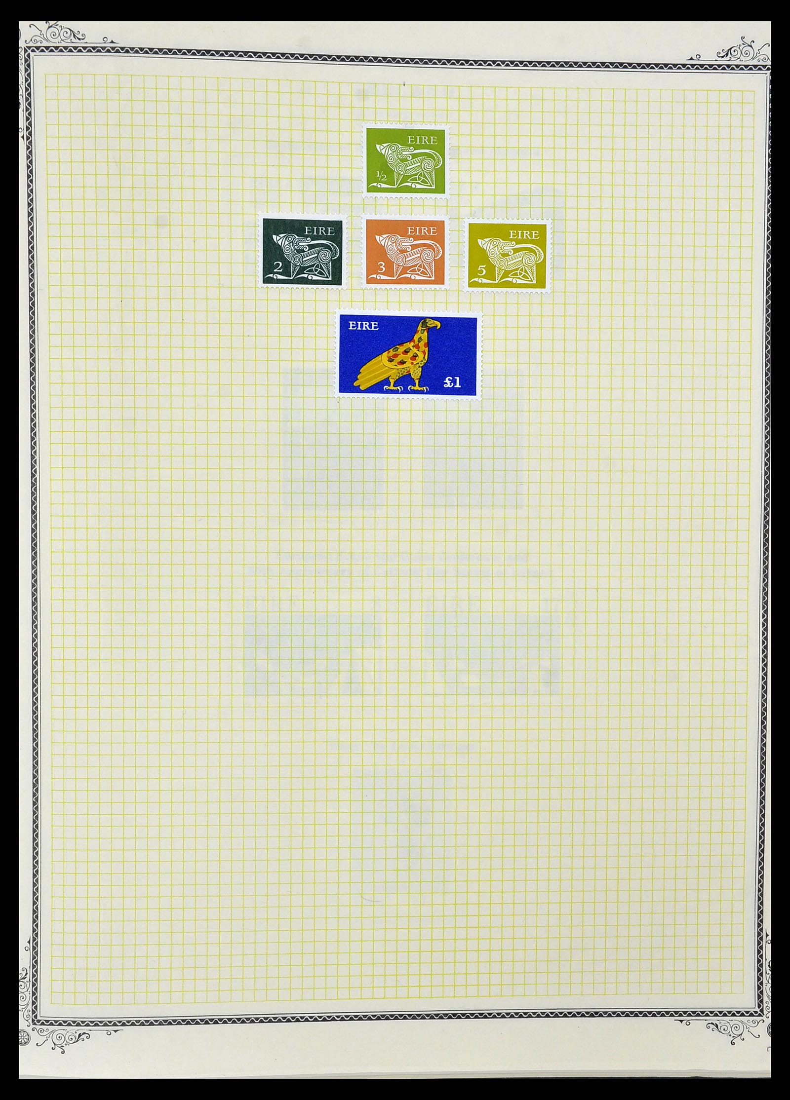 34333 022 - Postzegelverzameling 34333 Ierland 1946-2000.