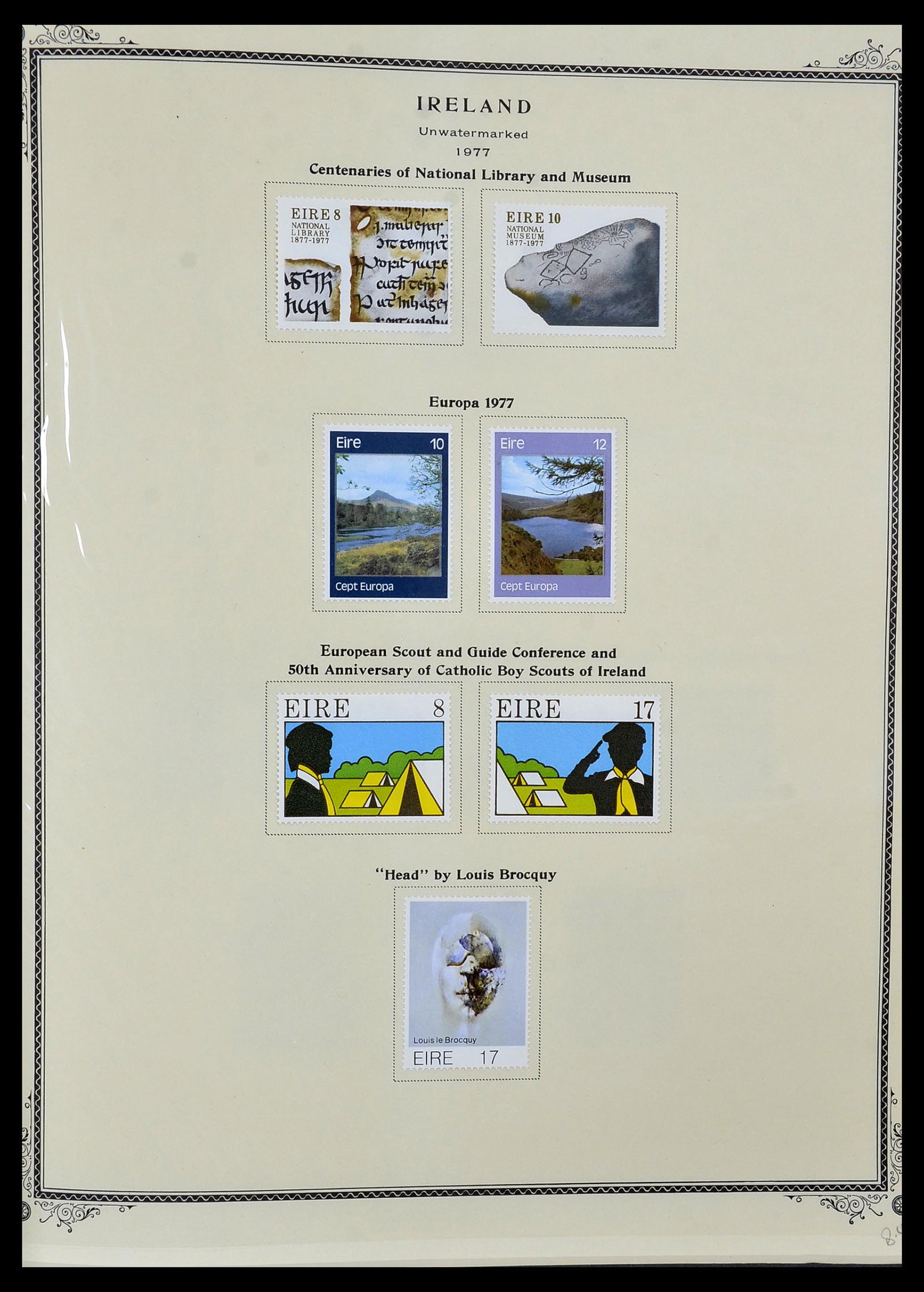 34333 023 - Postzegelverzameling 34333 Ierland 1946-2000.