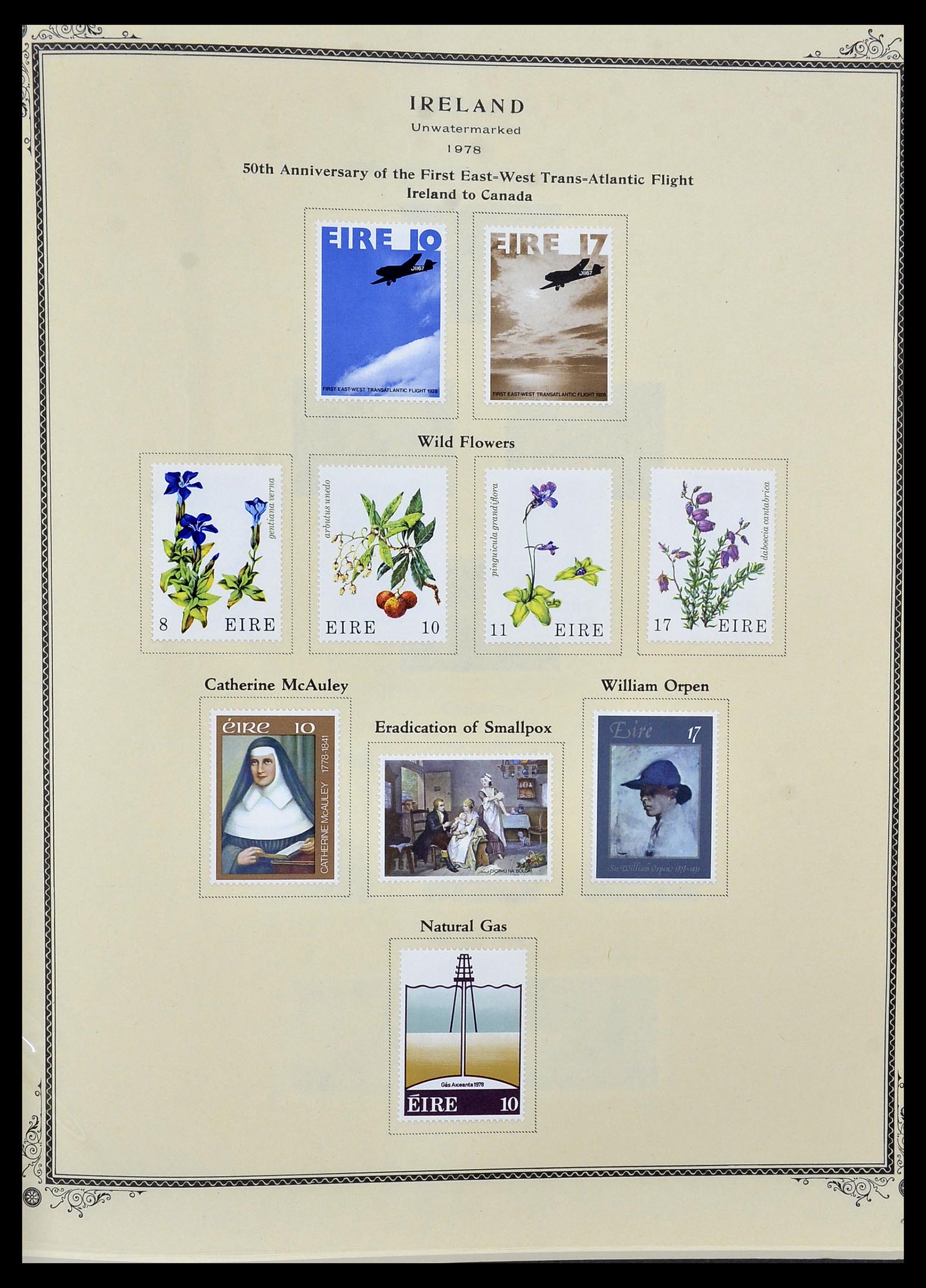 34333 025 - Postzegelverzameling 34333 Ierland 1946-2000.