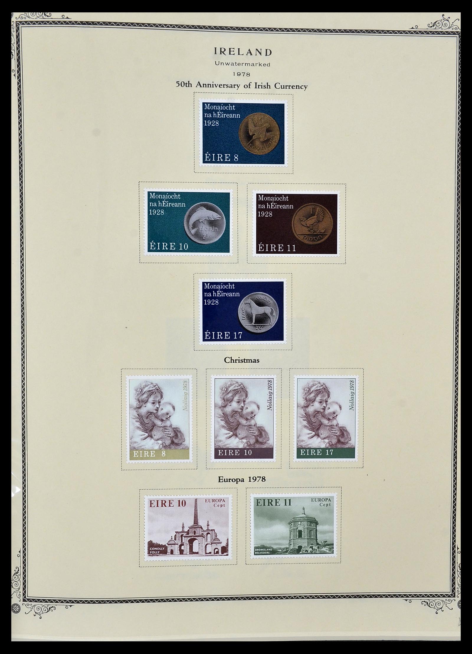34333 026 - Postzegelverzameling 34333 Ierland 1946-2000.