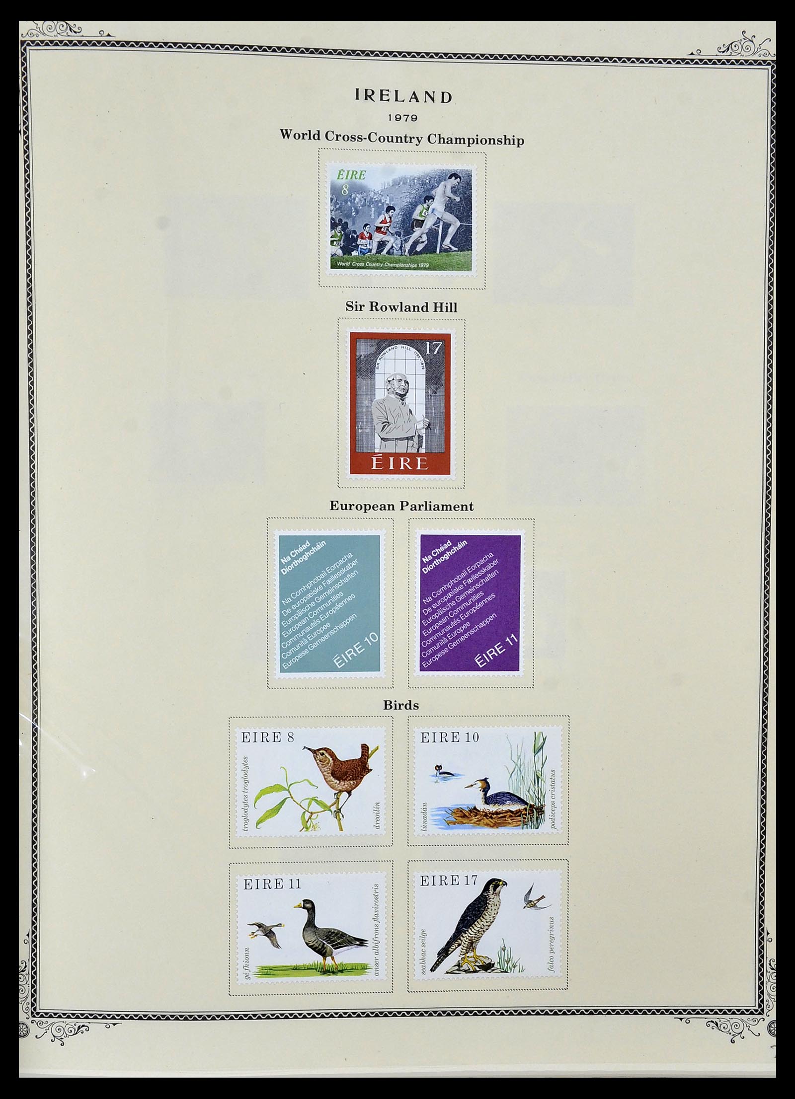 34333 027 - Postzegelverzameling 34333 Ierland 1946-2000.