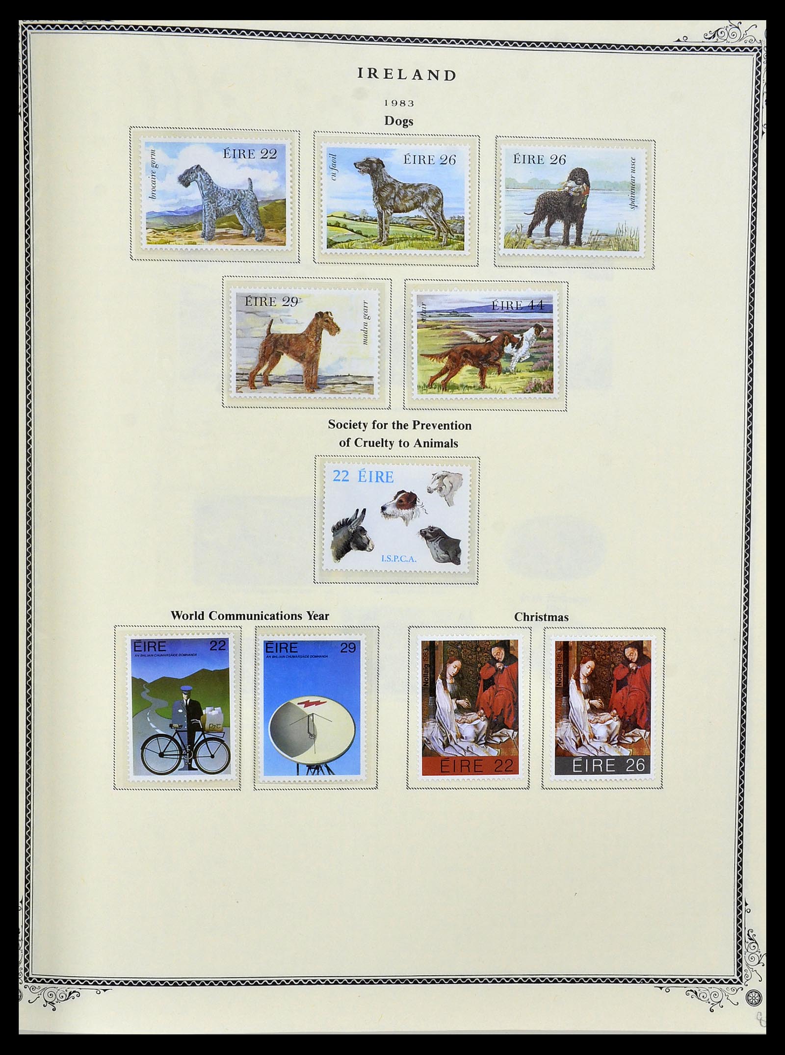 34333 039 - Postzegelverzameling 34333 Ierland 1946-2000.