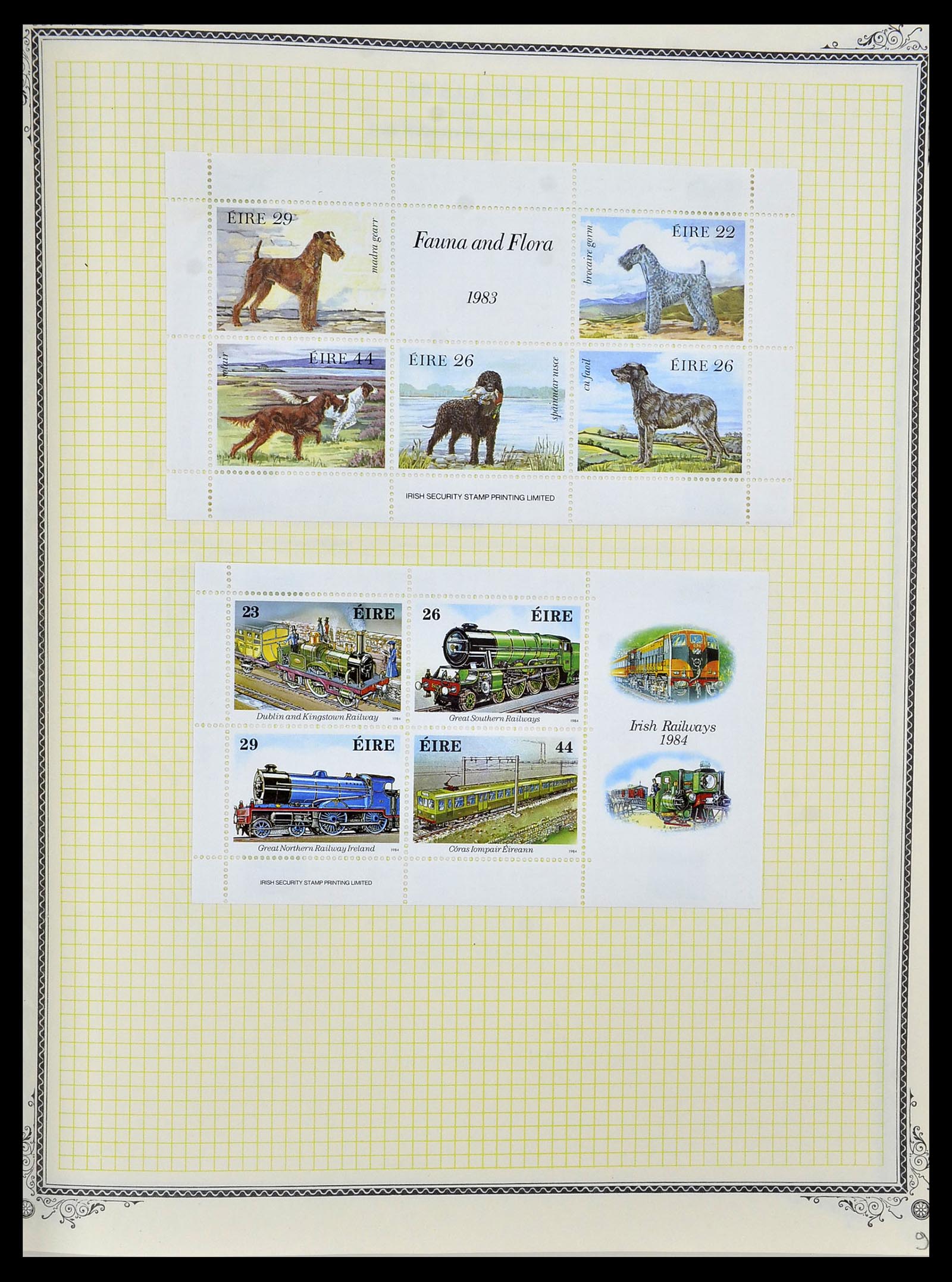 34333 040 - Postzegelverzameling 34333 Ierland 1946-2000.
