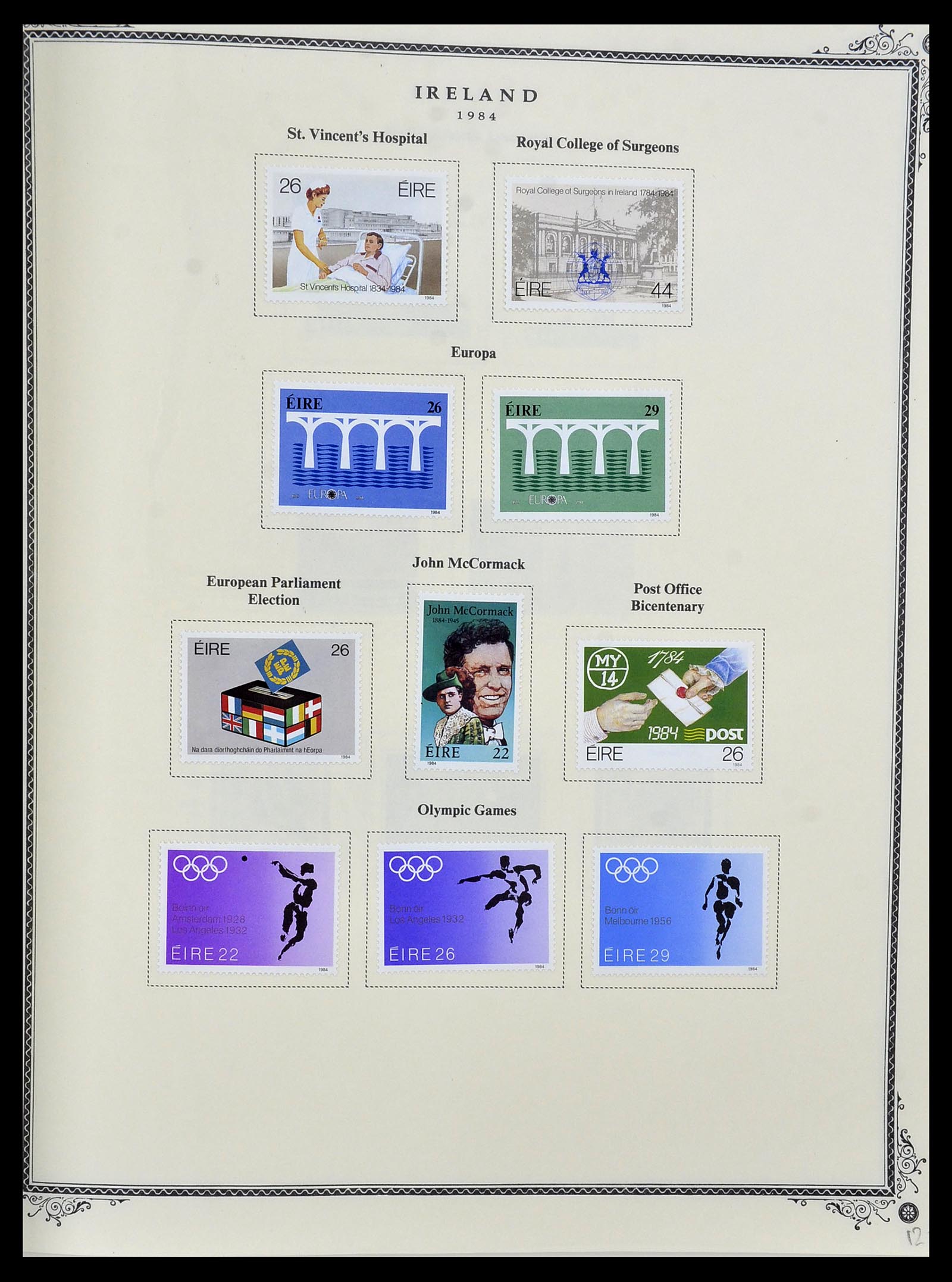 34333 041 - Postzegelverzameling 34333 Ierland 1946-2000.