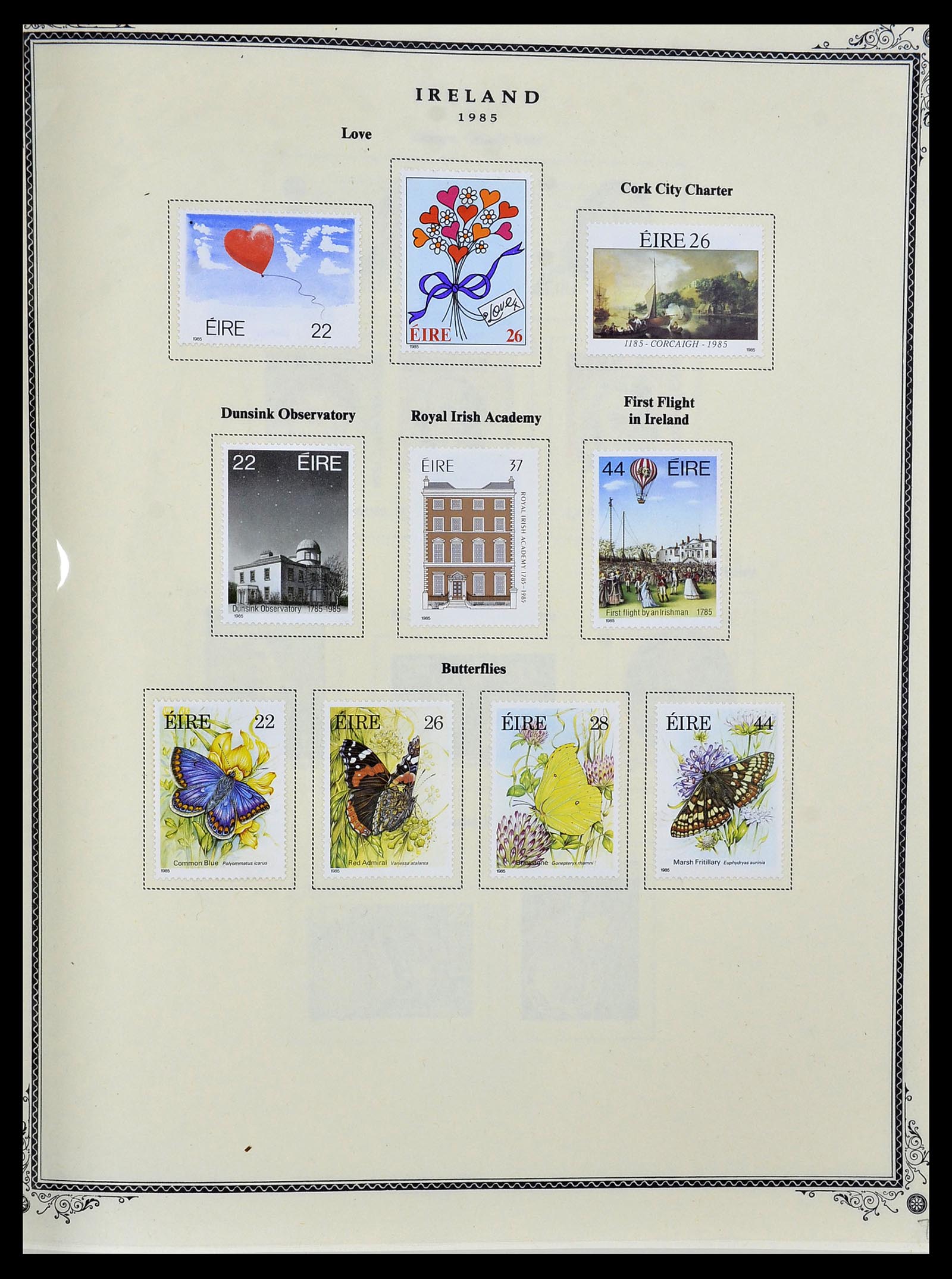 34333 042 - Postzegelverzameling 34333 Ierland 1946-2000.