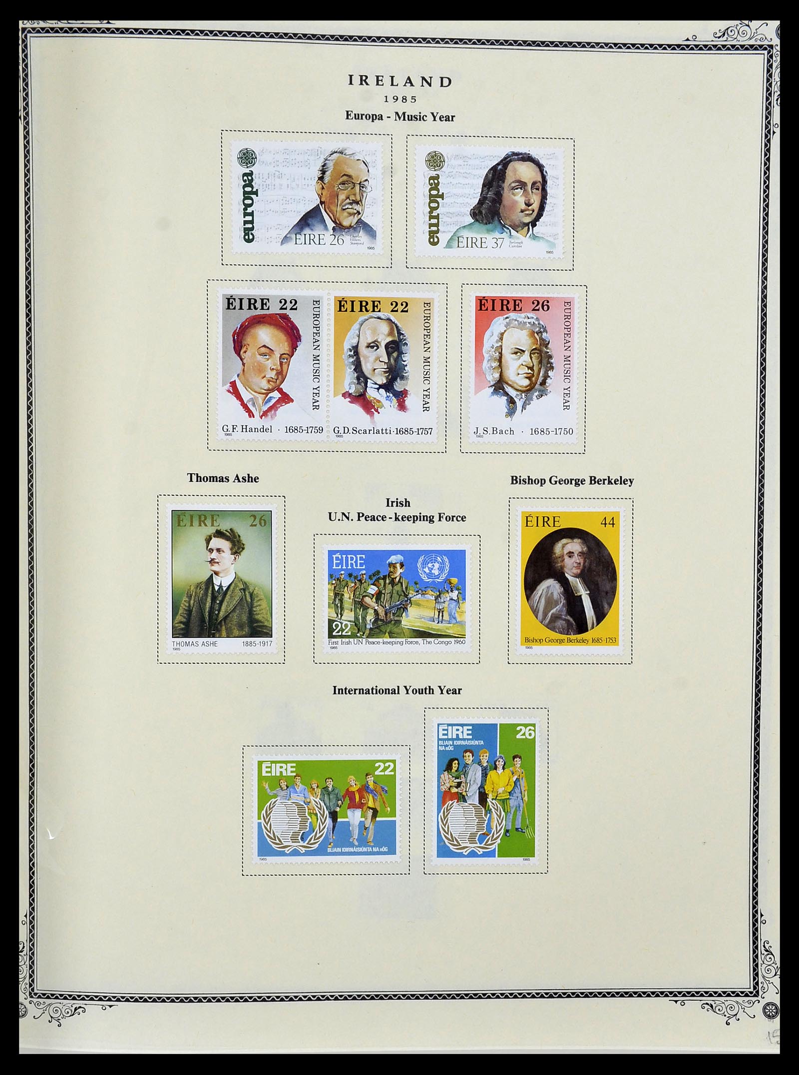 34333 043 - Postzegelverzameling 34333 Ierland 1946-2000.