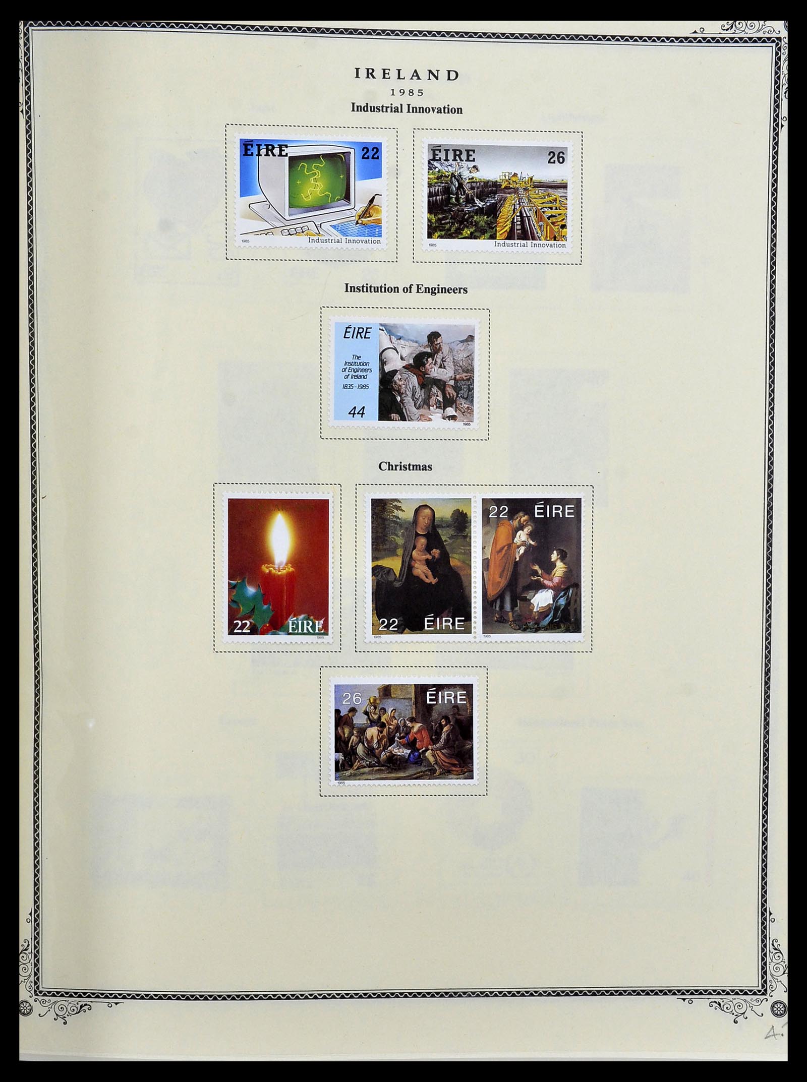 34333 045 - Postzegelverzameling 34333 Ierland 1946-2000.