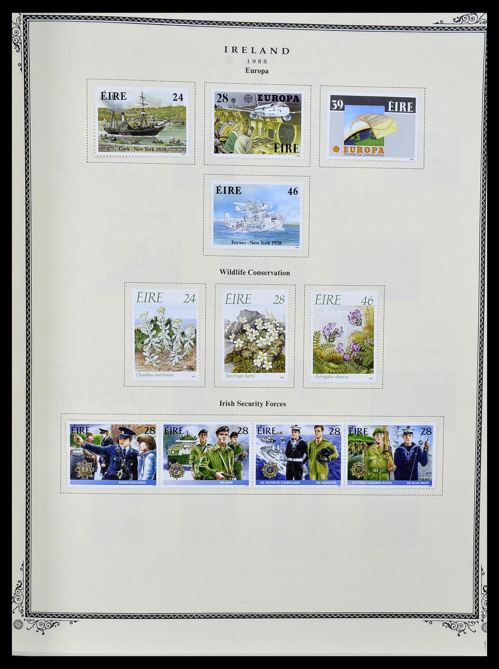 34333 052 - Postzegelverzameling 34333 Ierland 1946-2000.