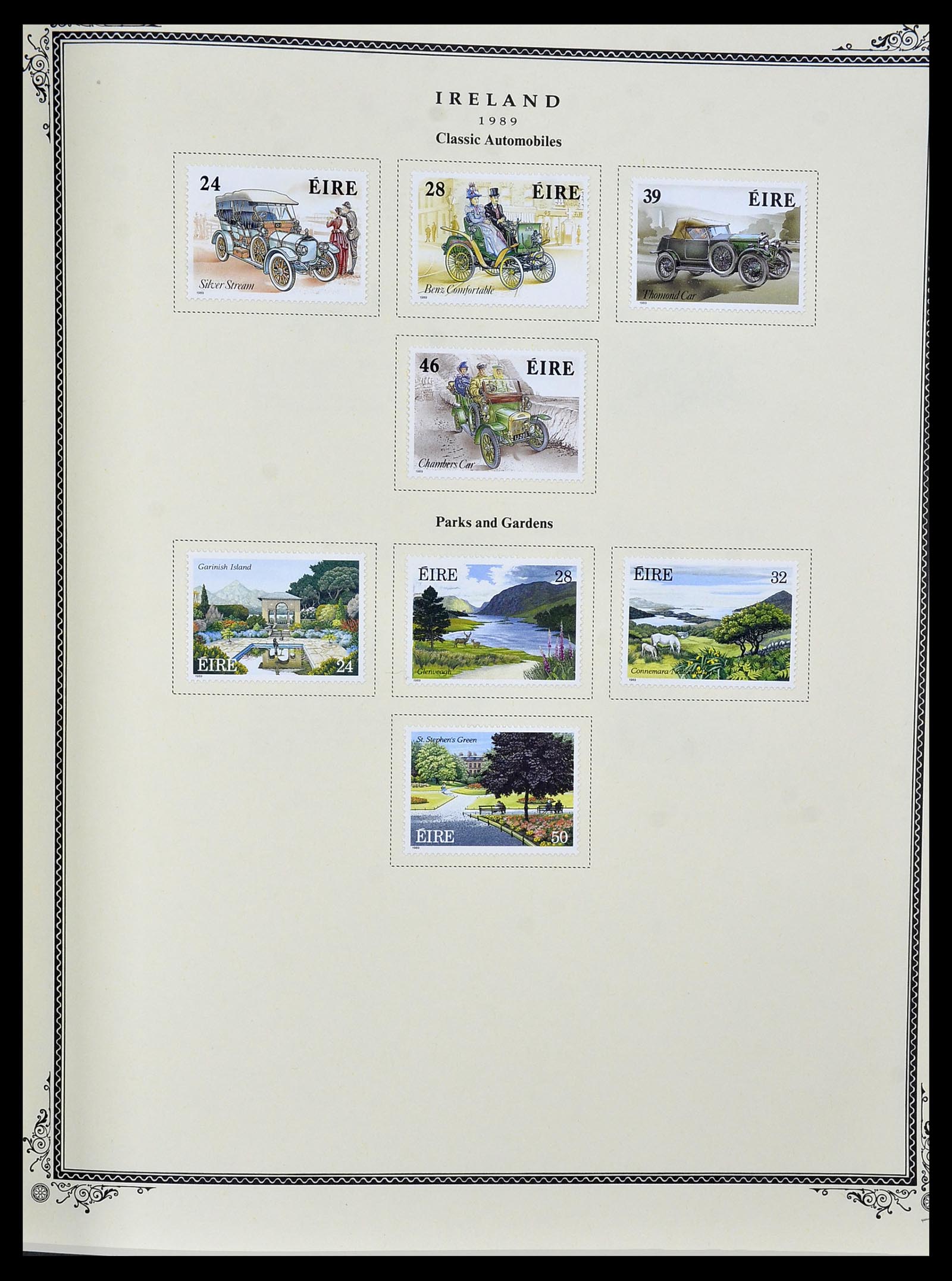 34333 055 - Postzegelverzameling 34333 Ierland 1946-2000.